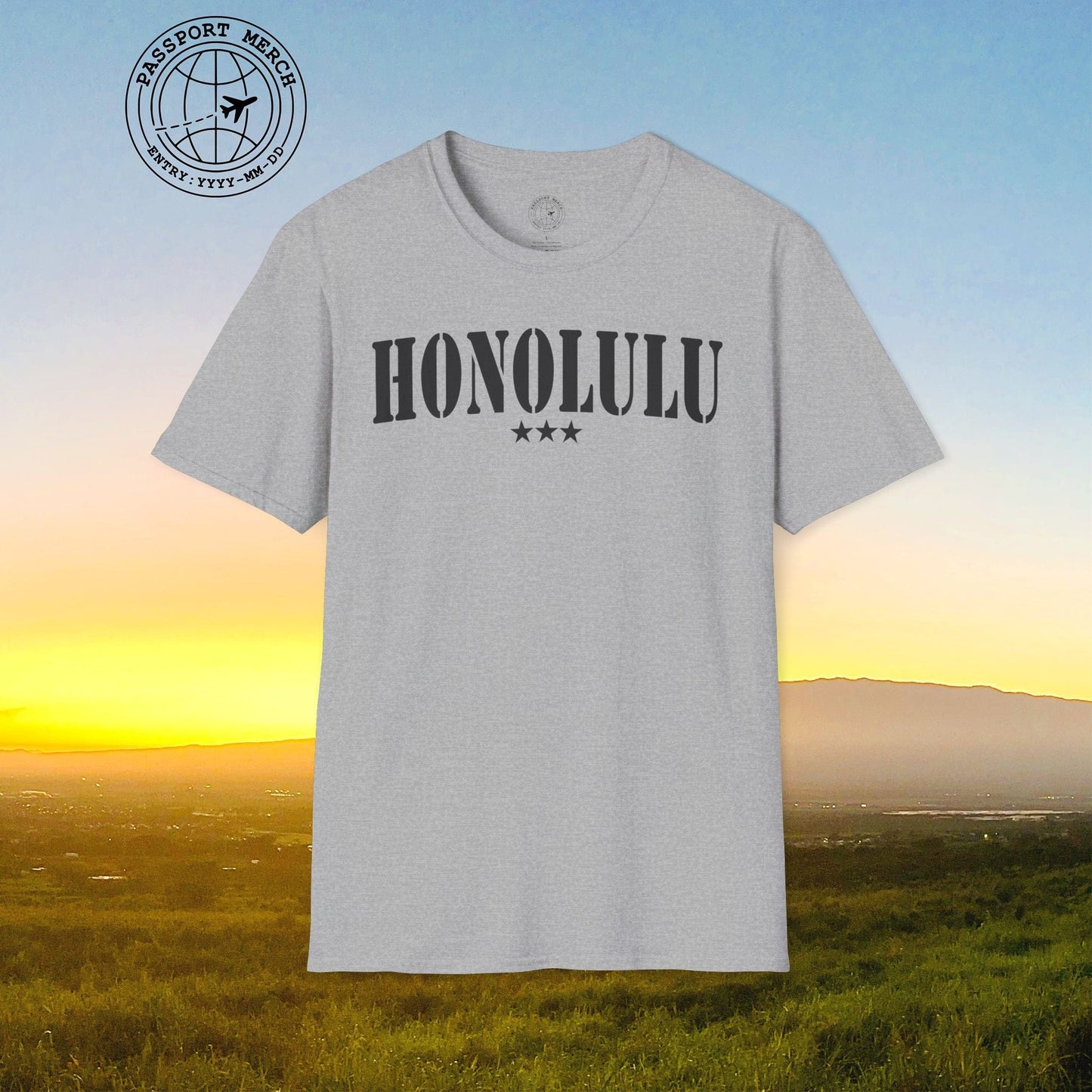 Classic Military, Honolulu, Hawaii T-Shirt