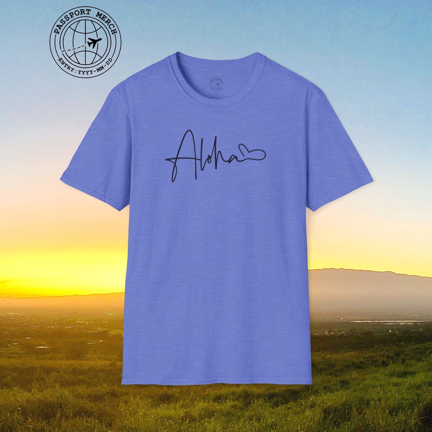 Aloha Heart Signature, Hawaii T-Shirt
