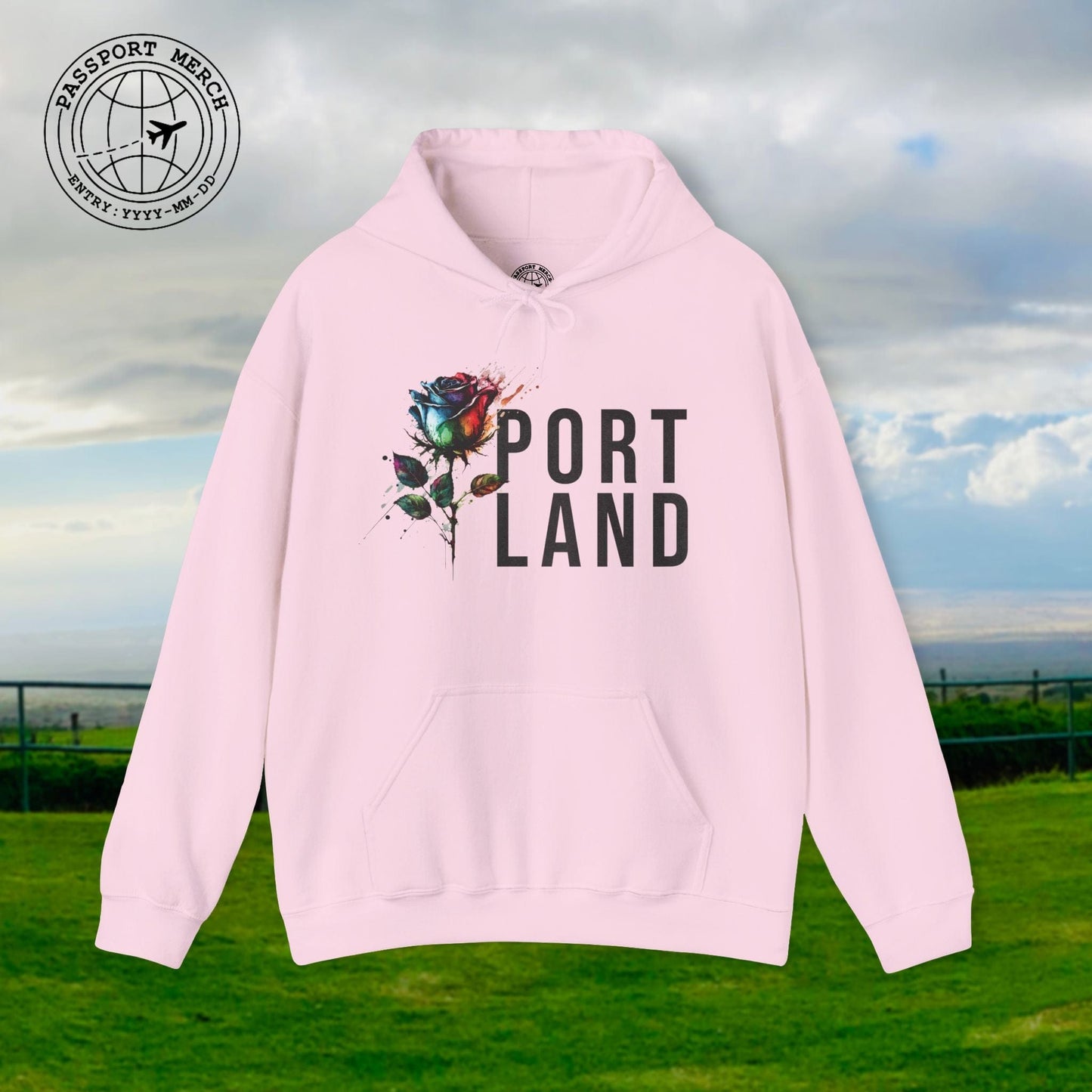 Portland Rose, Oregon Hoodie