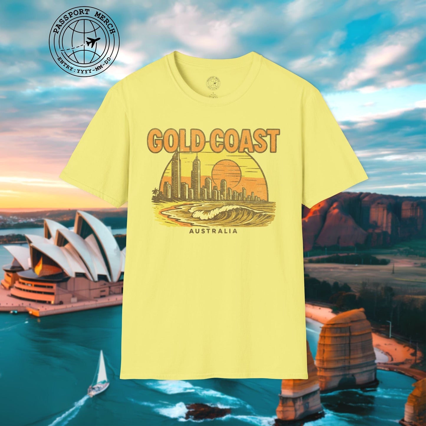 Gold Coast, Australia - 80's Vintage T-Shirt