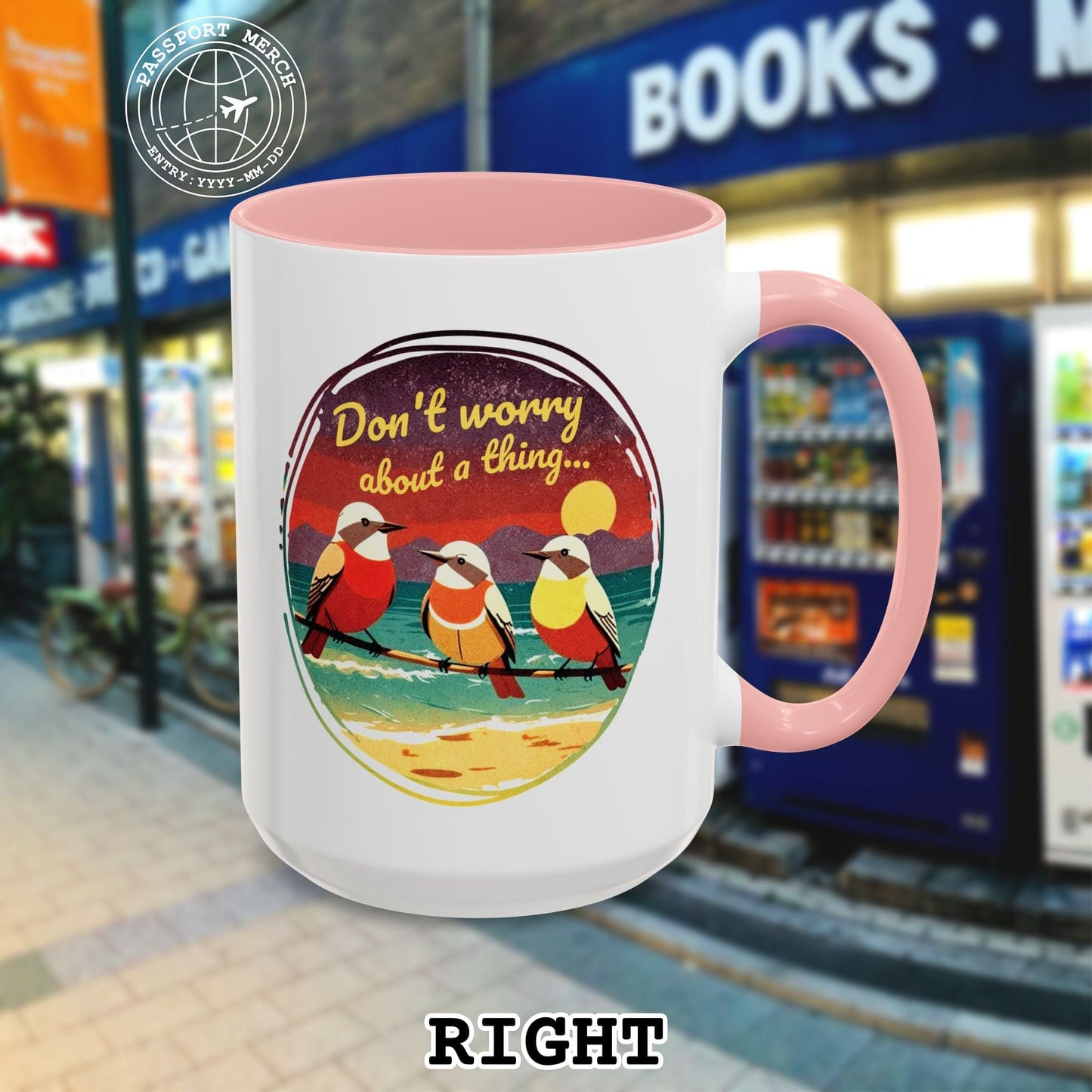 Three Little Birds, Jamaica 15oz Mug