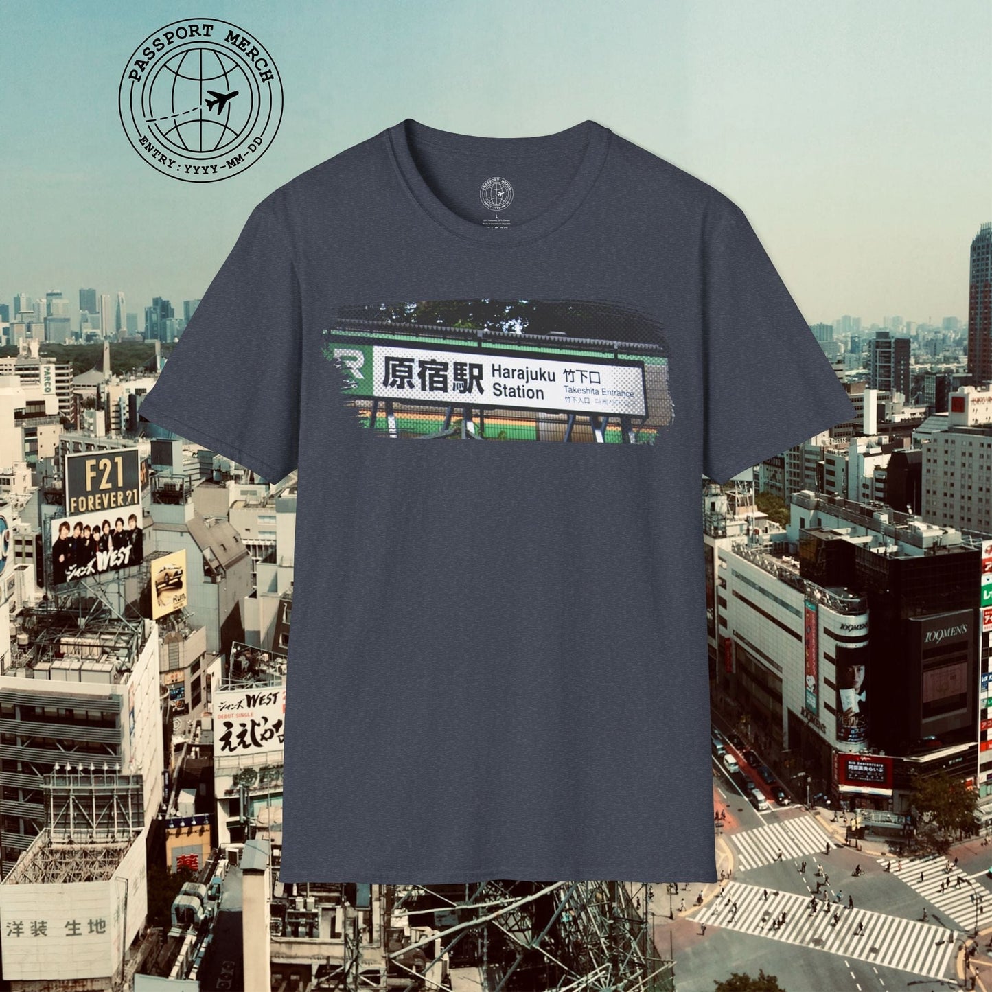 Signs of Wanderlust, Takeshita Street Harajuku Japan T-Shirt