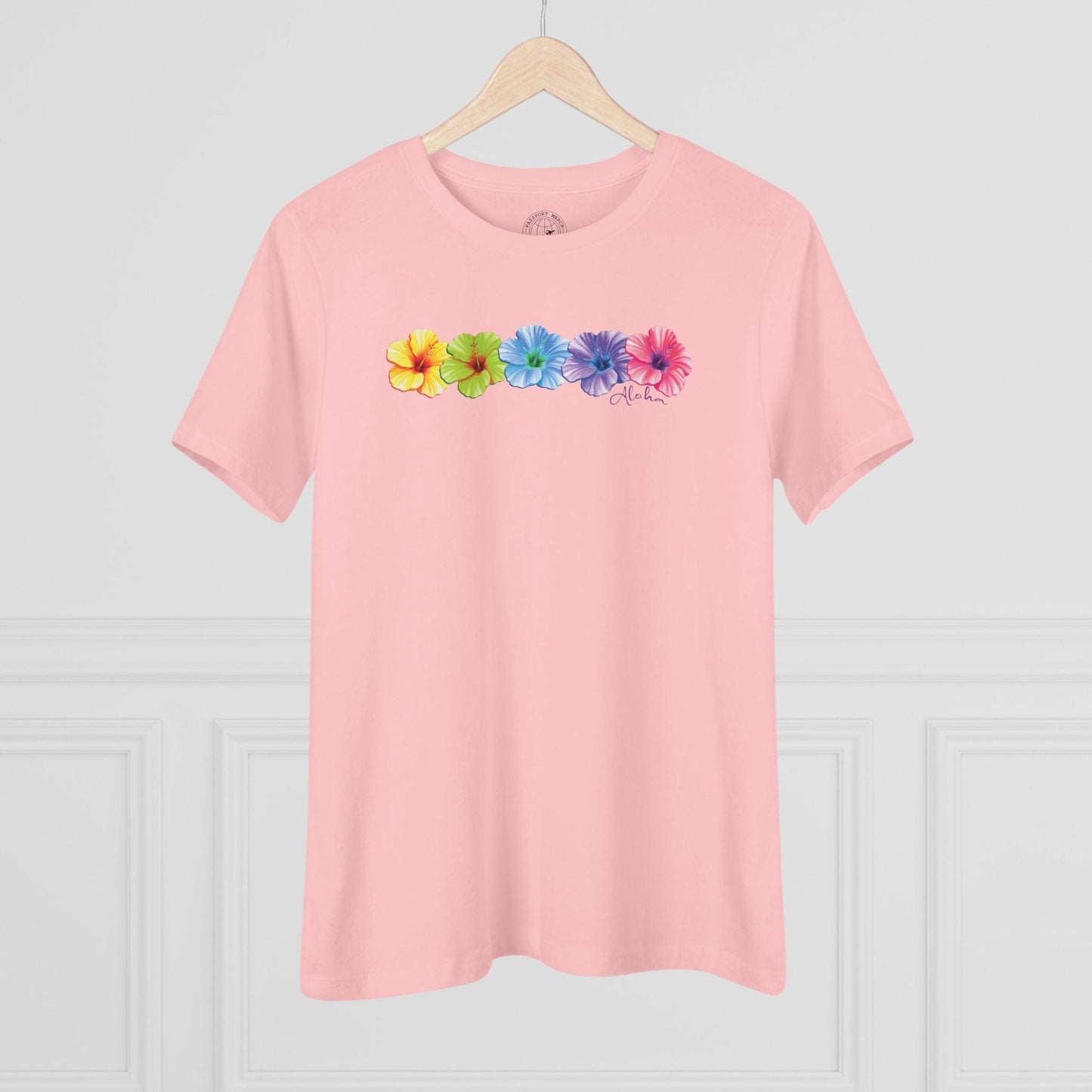 Five Vibrant Hibiscus, Hawaii, Womens Fit T-Shirt