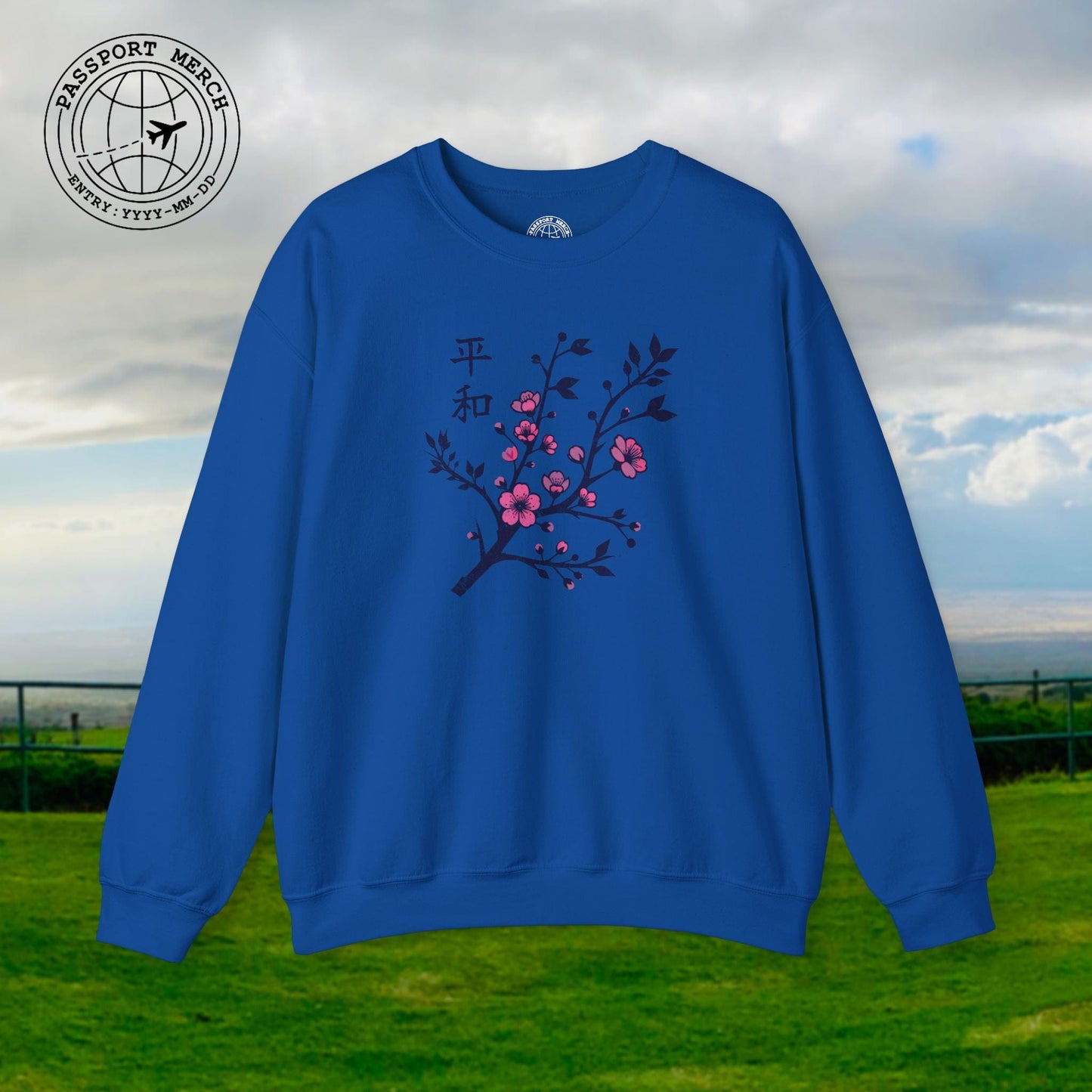 Sakura Serenity, Japan Crewneck