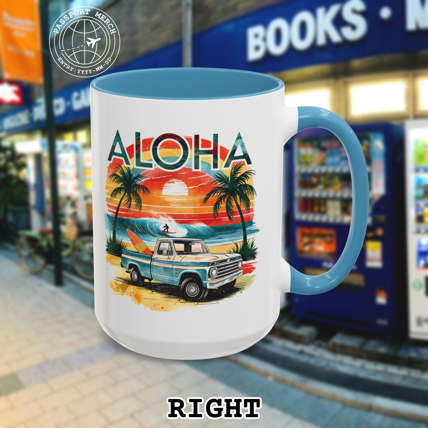 Retro Truck Hawaii Aloha 15oz Mug
