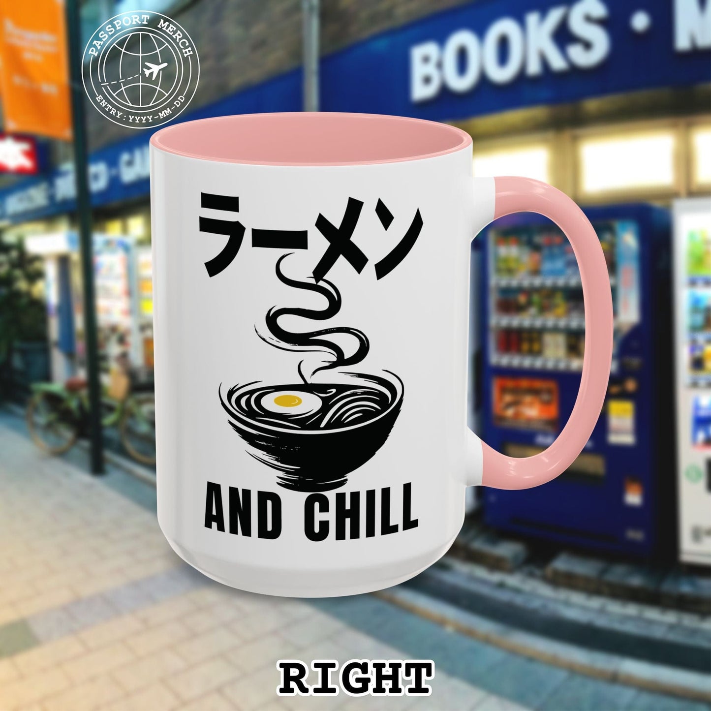Ramen and Chill, Japan 15oz Mug