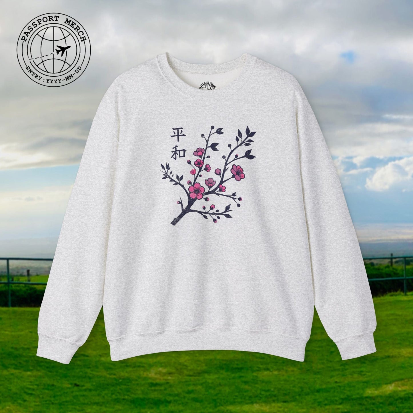 Sakura Serenity, Japan Crewneck