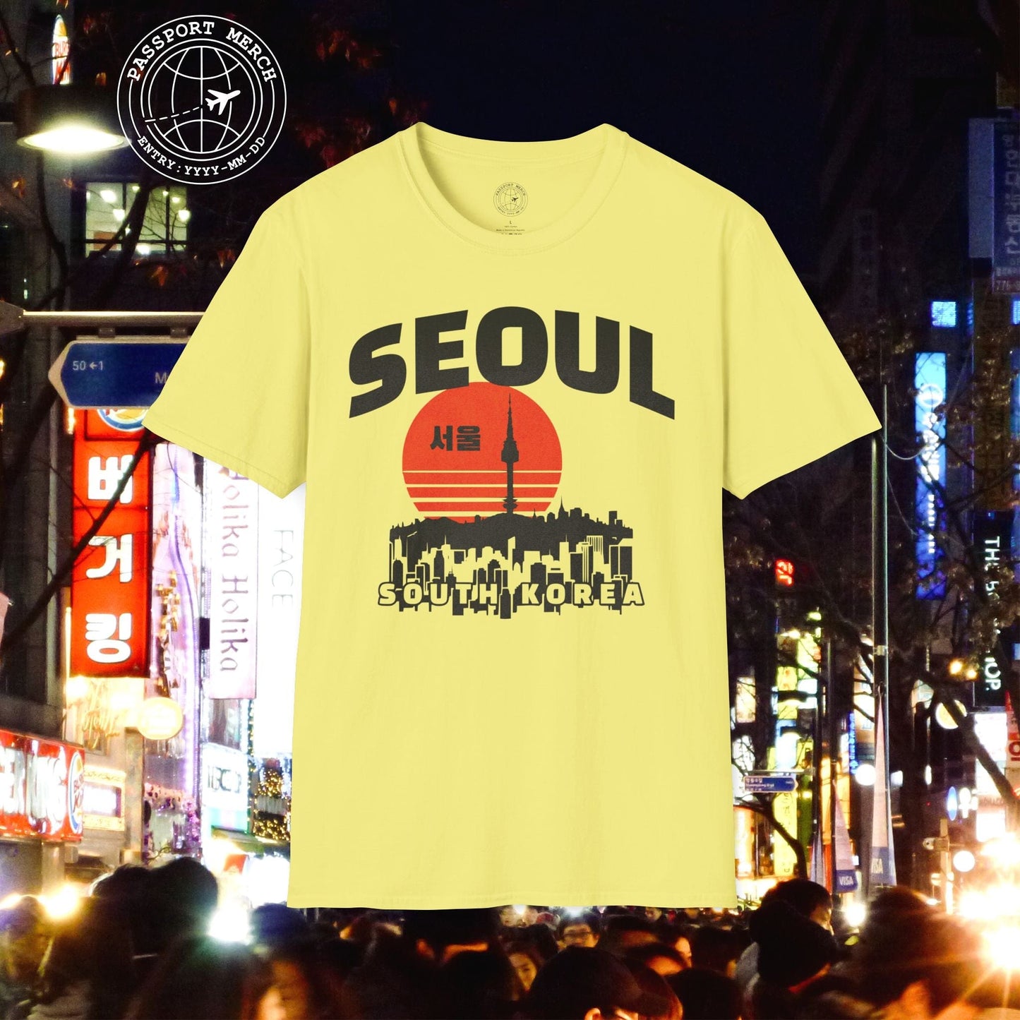 Seoul Retro Vintage Sunset, Korea T-Shirt