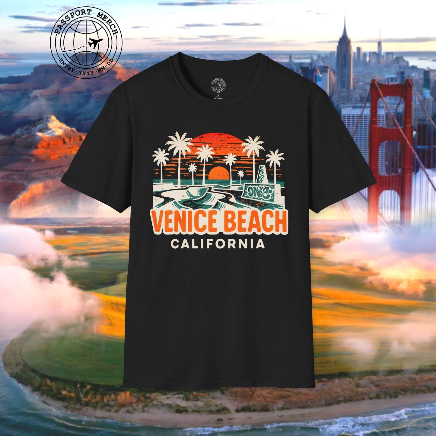 Venice Beach, California - 80's Vintage T-Shirt
