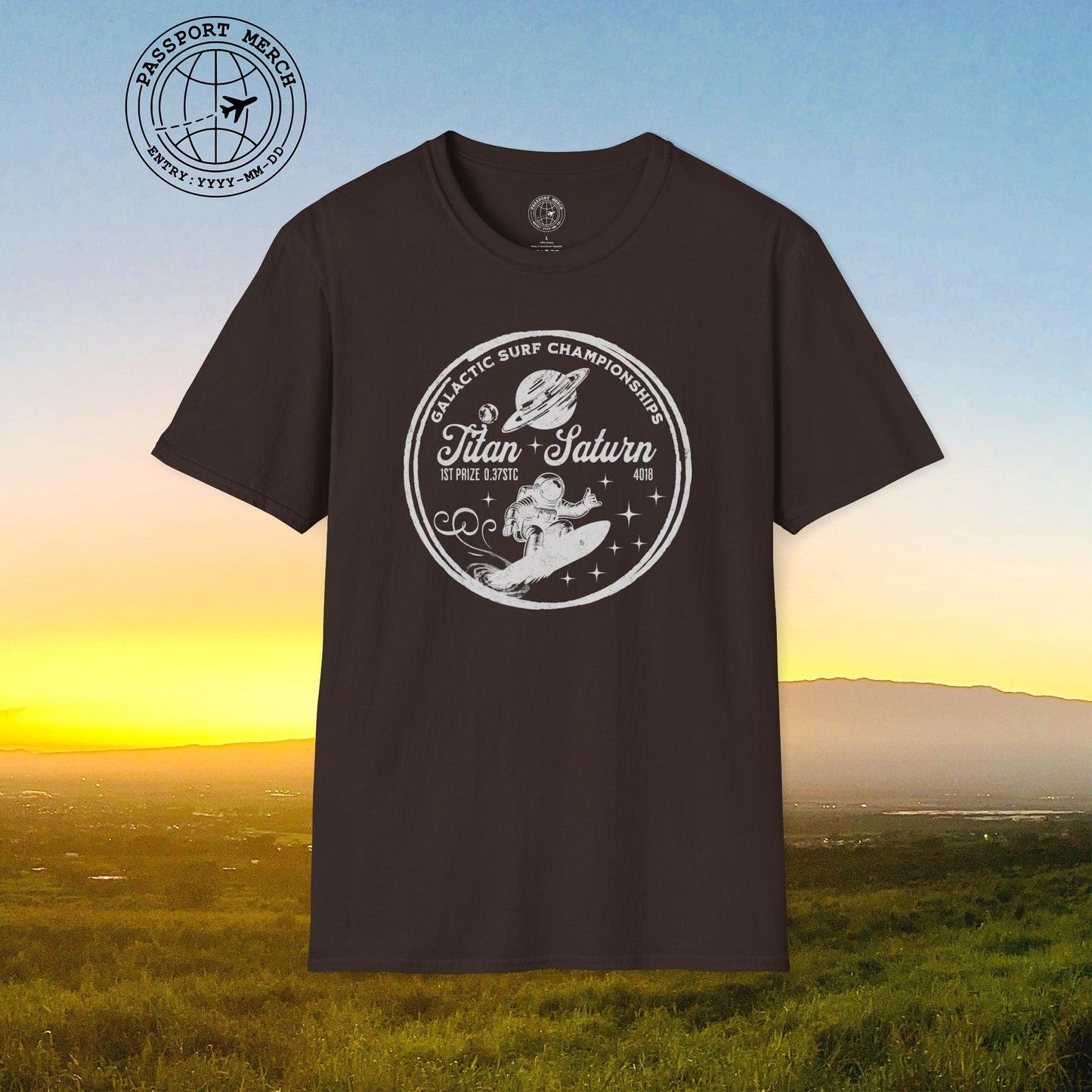 Surfing Astronaut, Hawaii T-Shirt