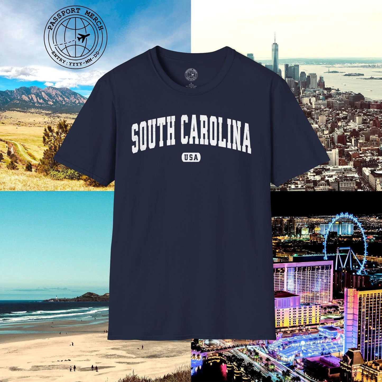 Classic Athletic, South Carolina (50 States Edition) T-Shirt
