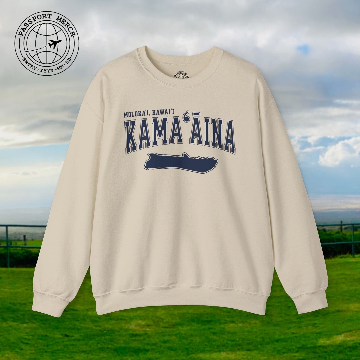 Classic University (Kamaaina Edition), Molokai, Hawaii Crewneck