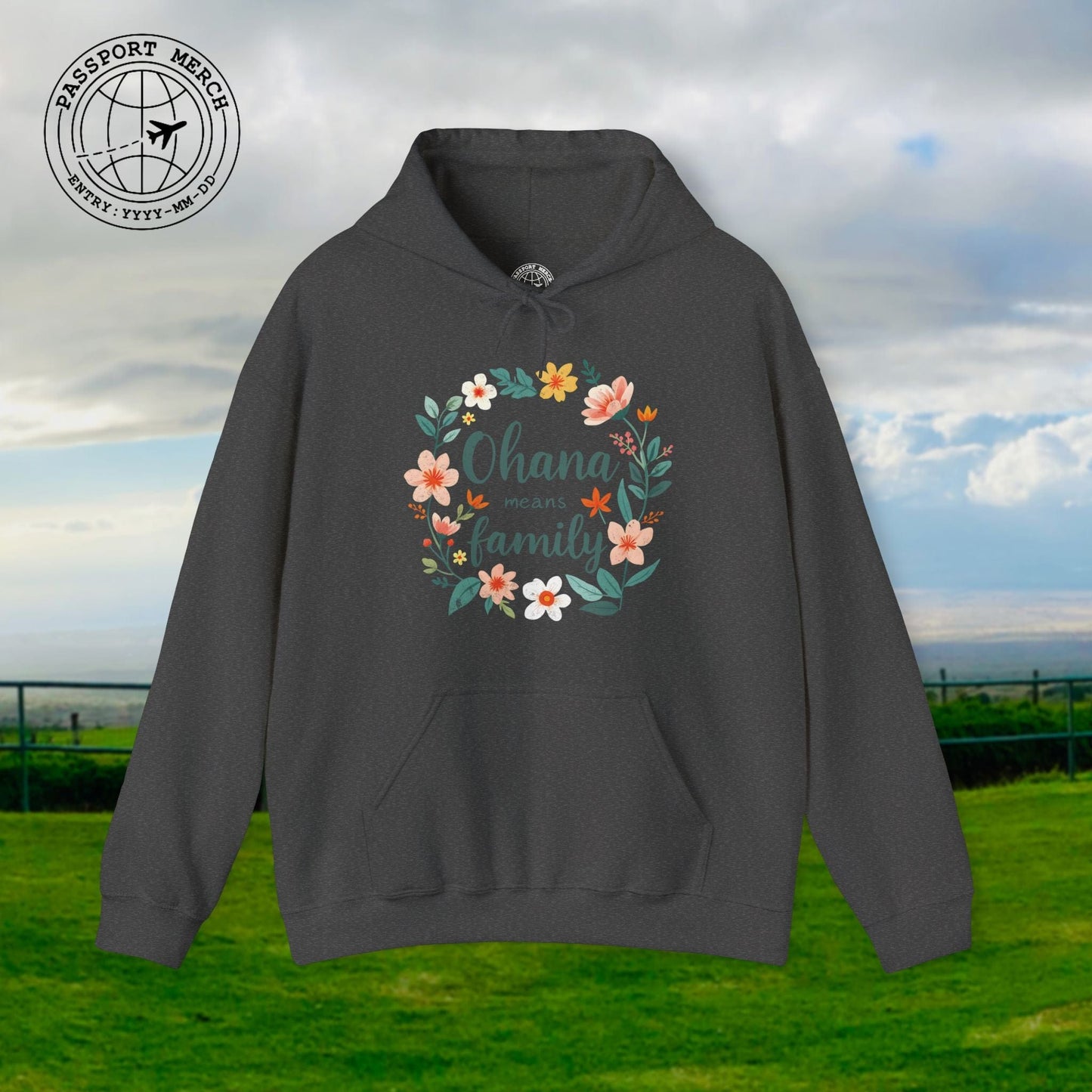 Ohana Means Family, Hawaii Hoodie