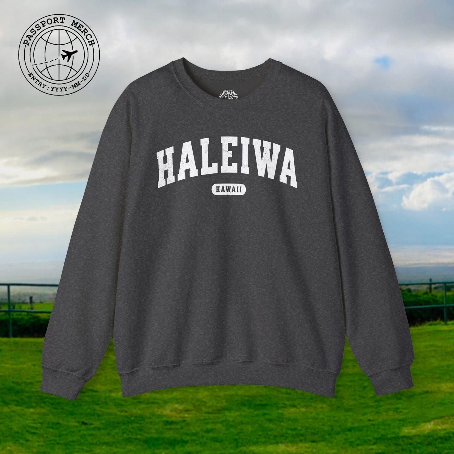 Classic Athletic, Haleiwa, Hawaii (Fan Service) Crewneck