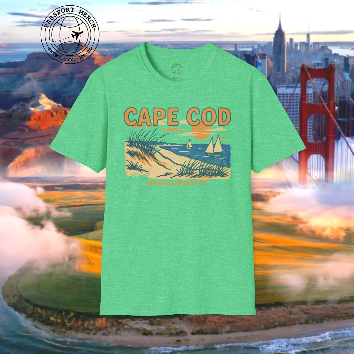Cape Cod, Massachusetts - 80's Vintage T-Shirt
