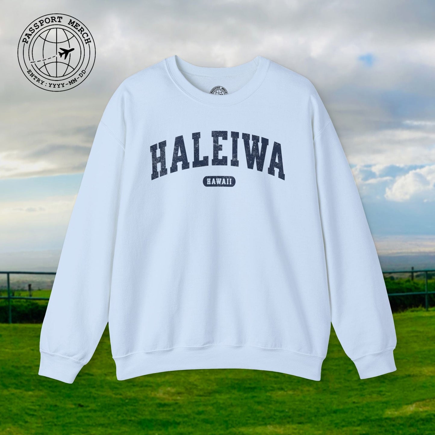 Classic Athletic, Haleiwa, Hawaii (Fan Service) Crewneck