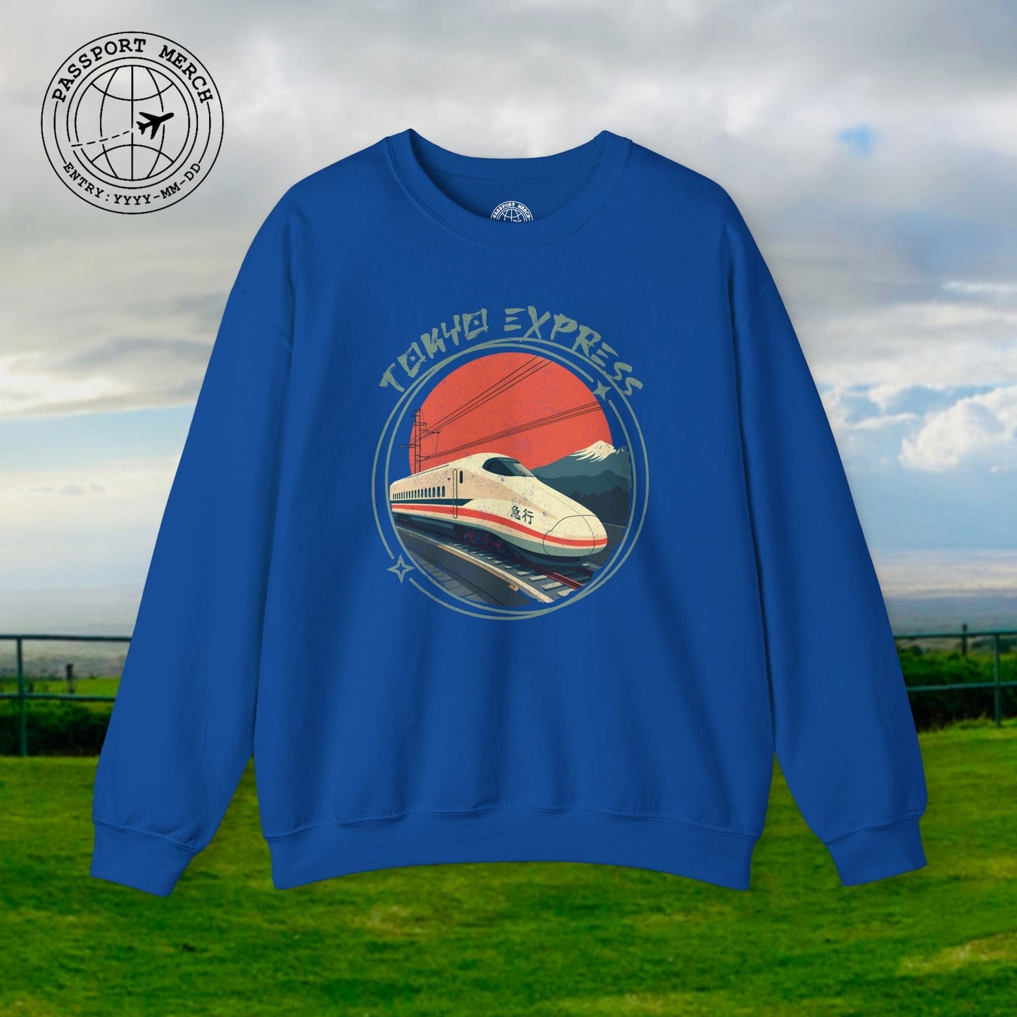 Tokyo Express, Japan Crewneck