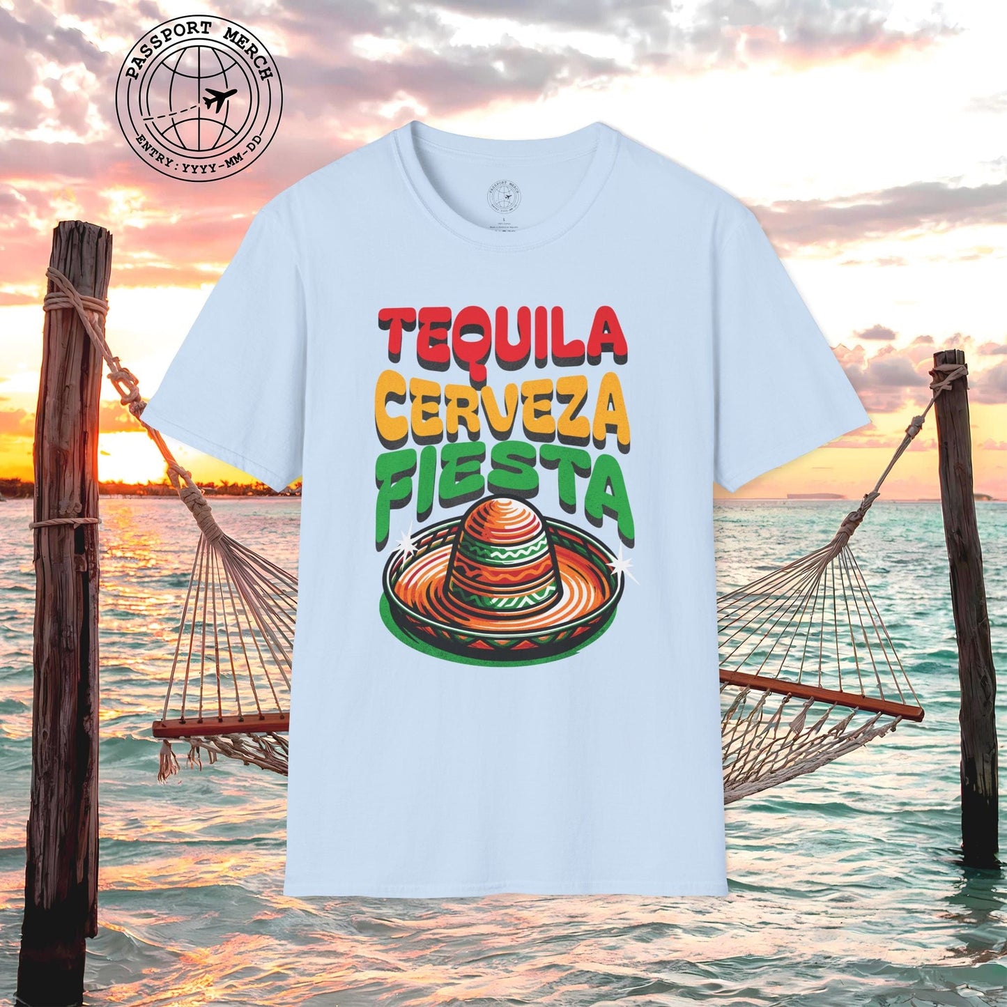 Tequila Cerveza Fiesta Mexico T-Shirt