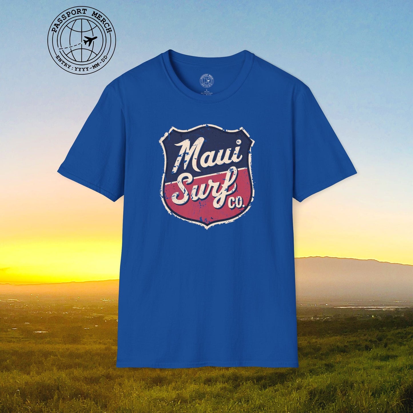 Vintage Maui Surf Co. Shield Hawaii T-Shirt