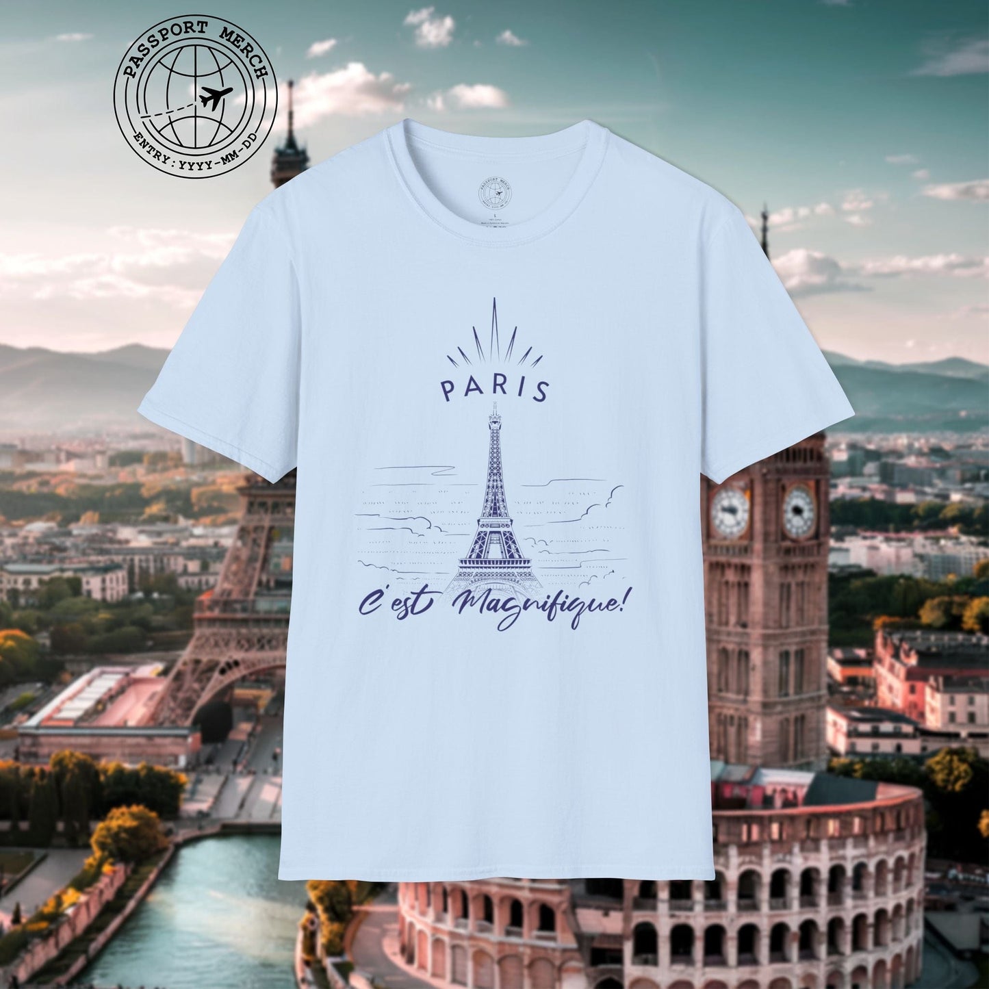 Paris C'est Magnifique France T-Shirt