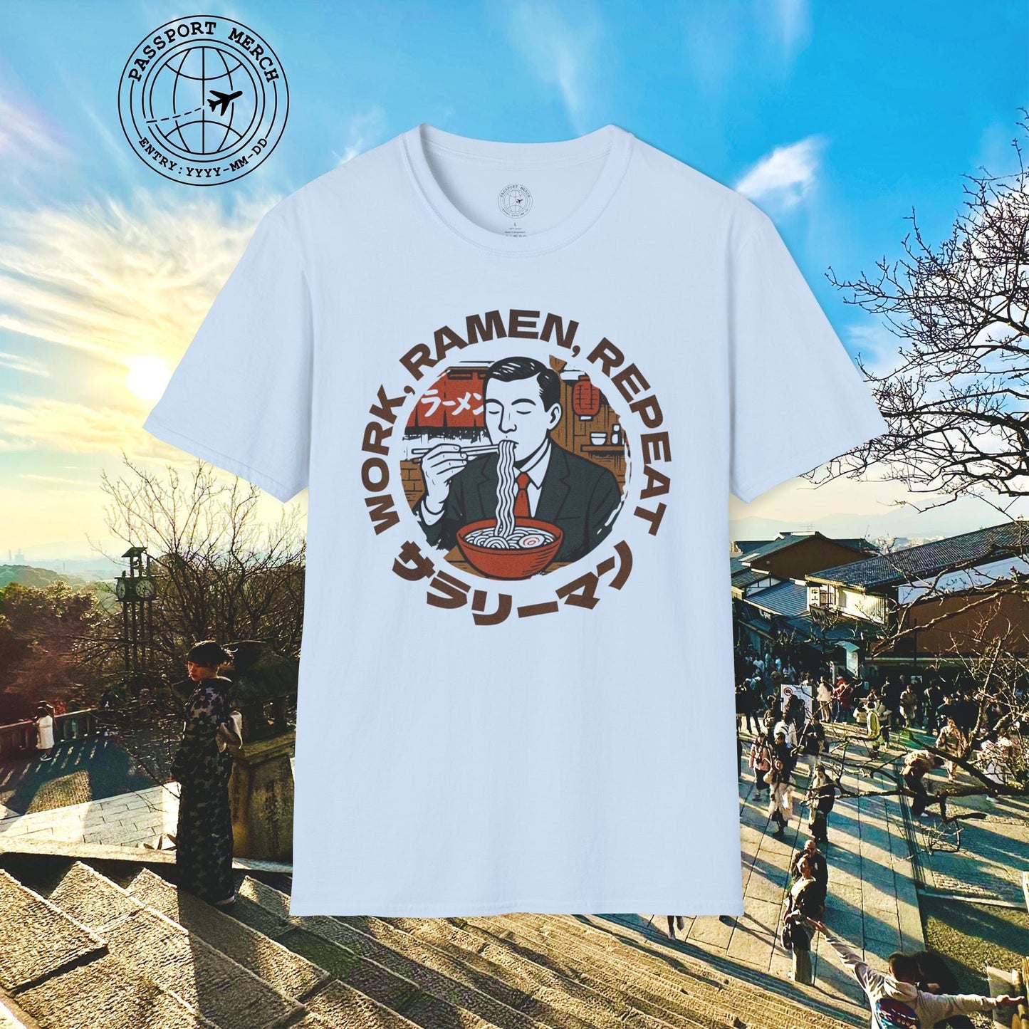 Salaryman - Work, Ramen, Repeat, Japan T-Shirt