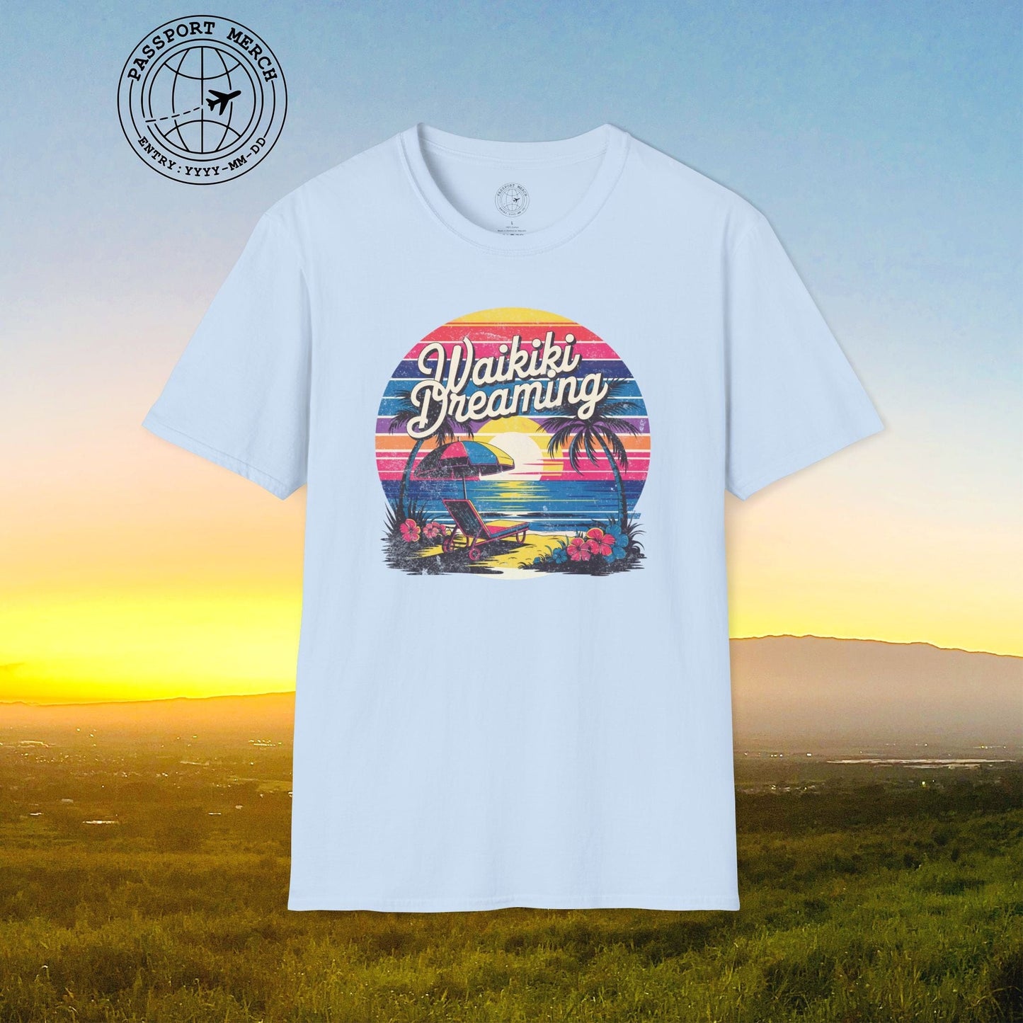 Retro Waikiki Dreaming, Hawaii T-Shirt
