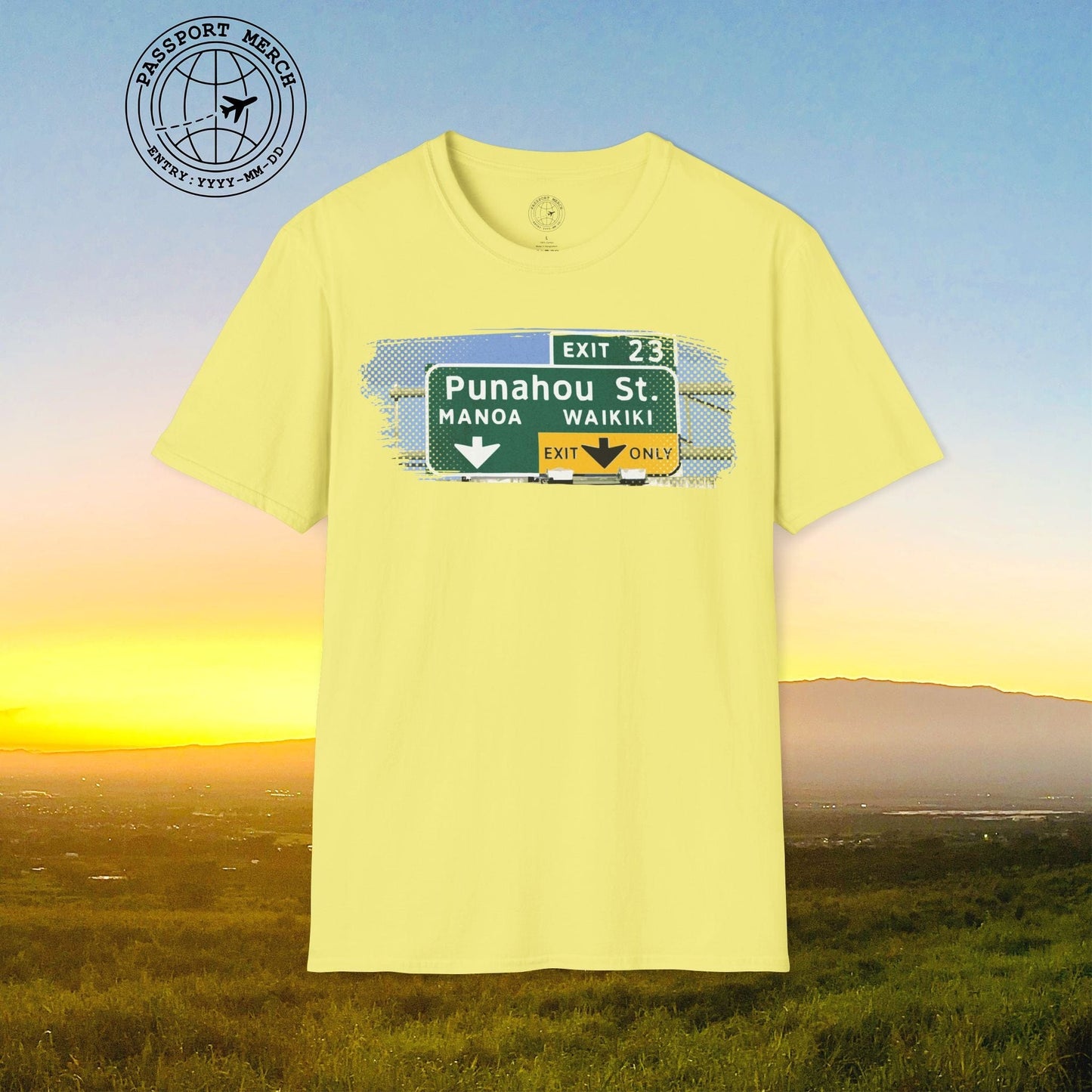 Signs of Wanderlust, Waikiki, Exit Only, Hawaii T-Shirt