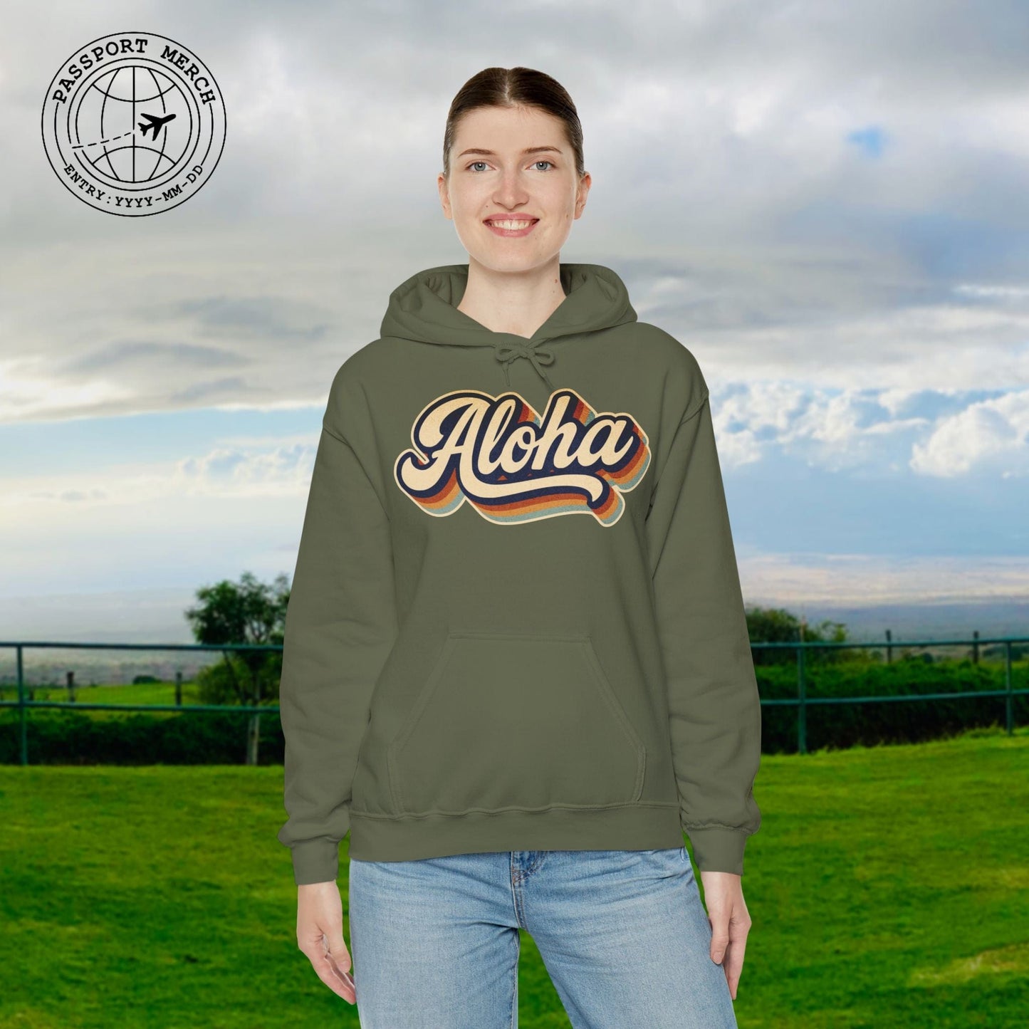 Classic 70s, Aloha, Hawaii Hoodie
