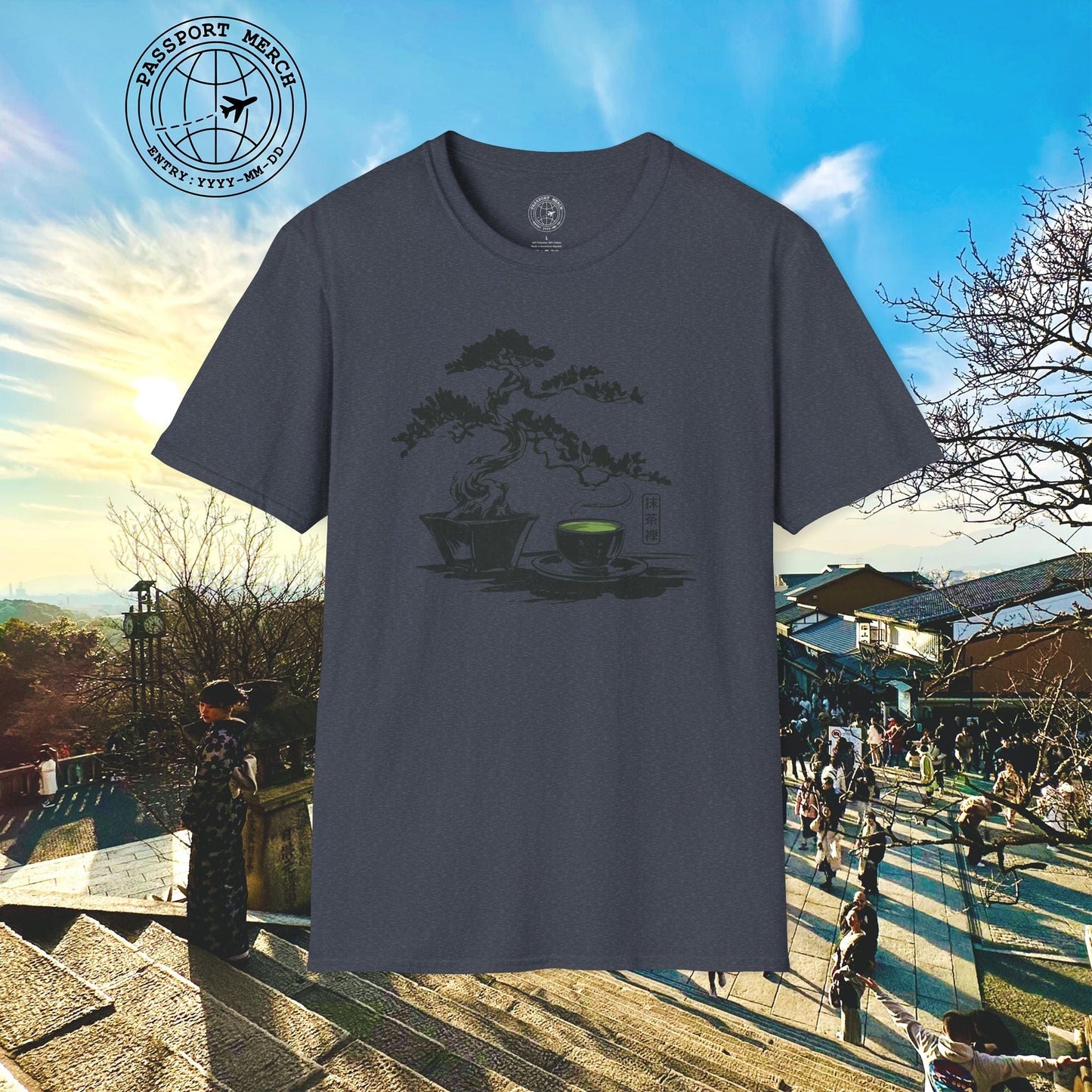 Vintage Matcha Zen, Japan T-Shirt