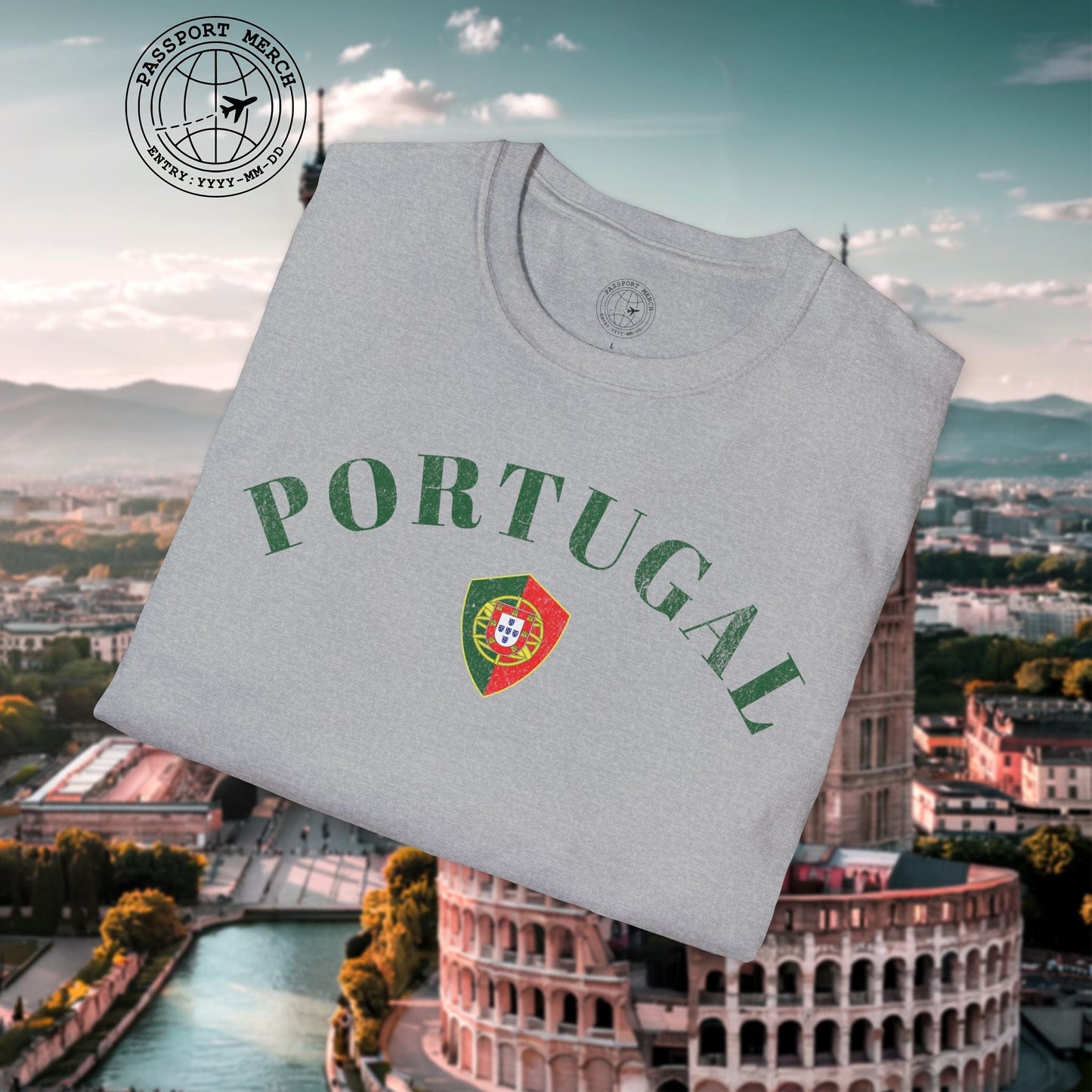 Portugal Coat of Arms Flag Shield T-Shirt