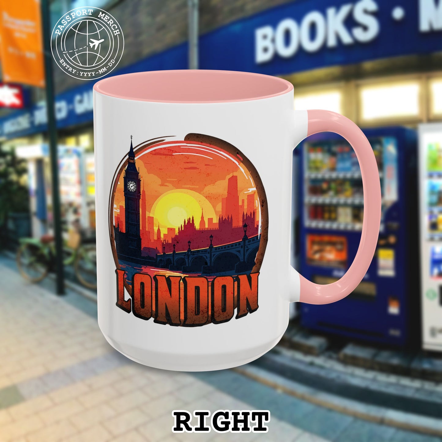 Vintage Big Ben Sunset, London, England 15oz Mug
