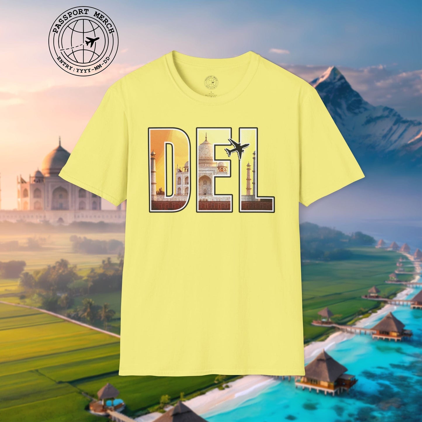 Airport Window New Delhi India DEL T-Shirt