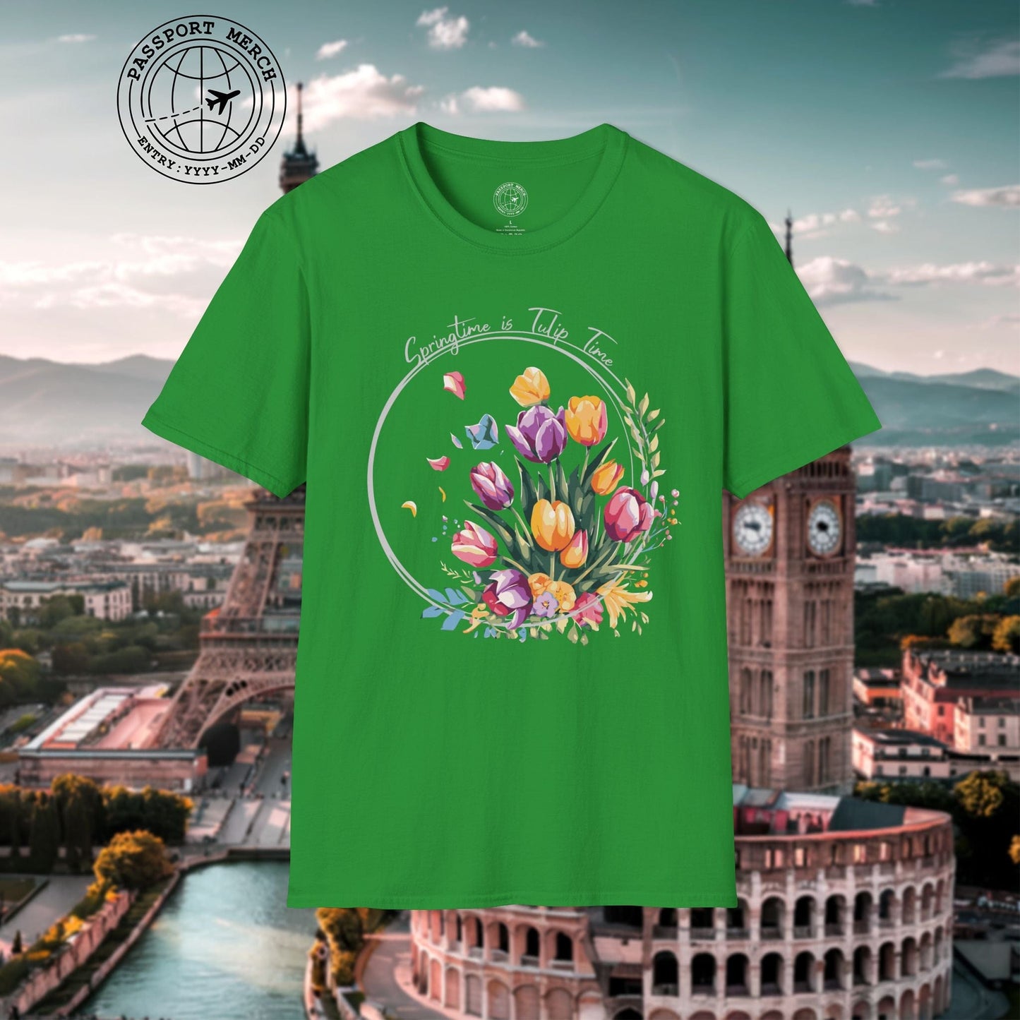 Springtime is Tulip Time in Holland T-Shirt