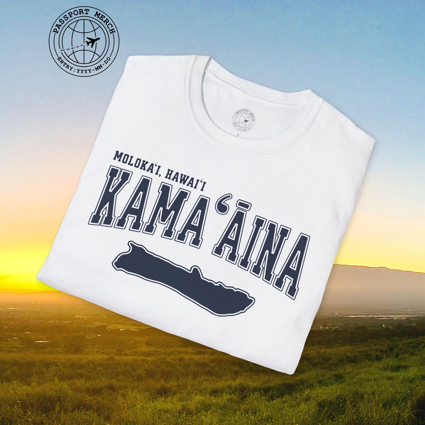 Classic University (Kamaaina Edition), Molokai, Hawaii T-Shirt
