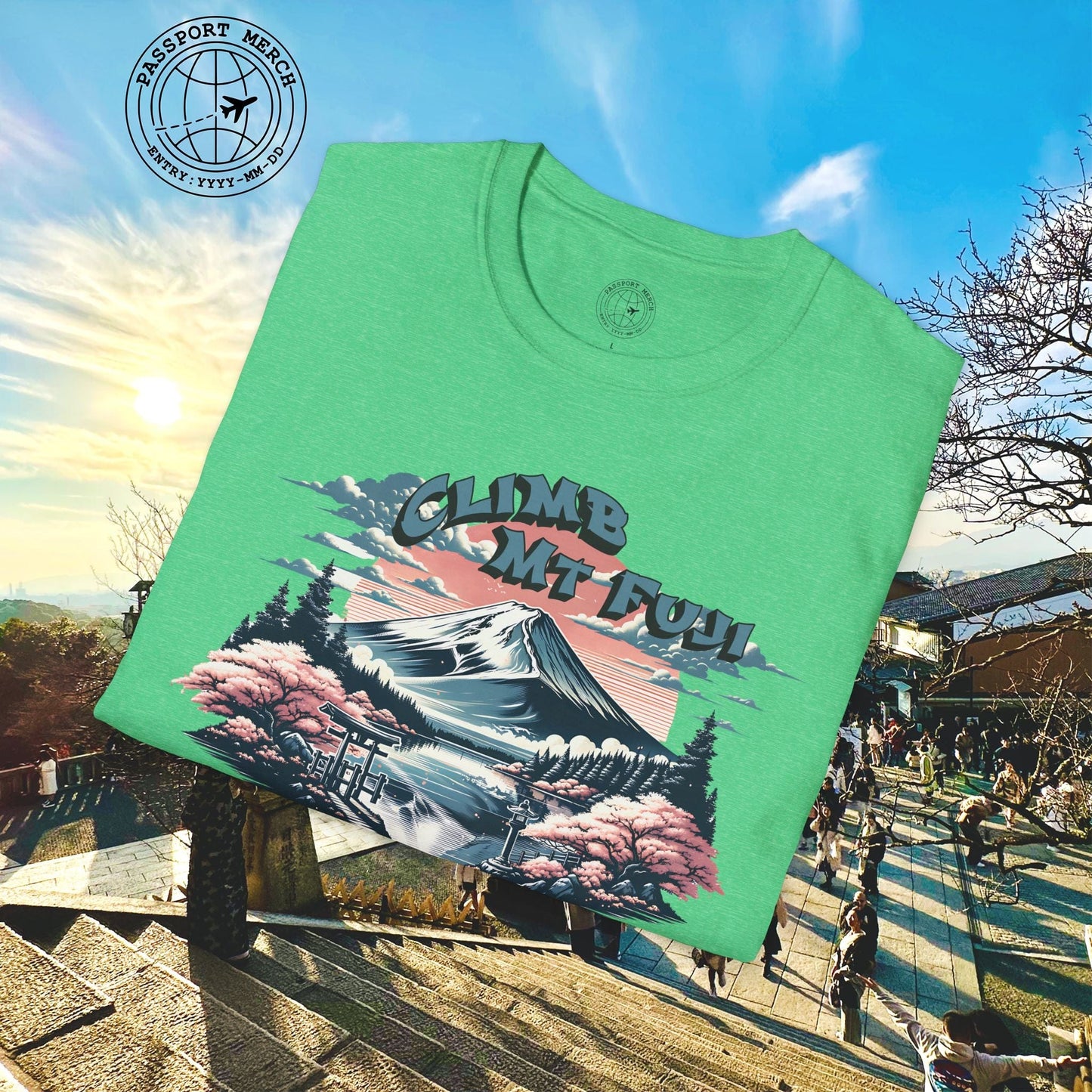 Climb Mount Fuji Japan T-Shirt
