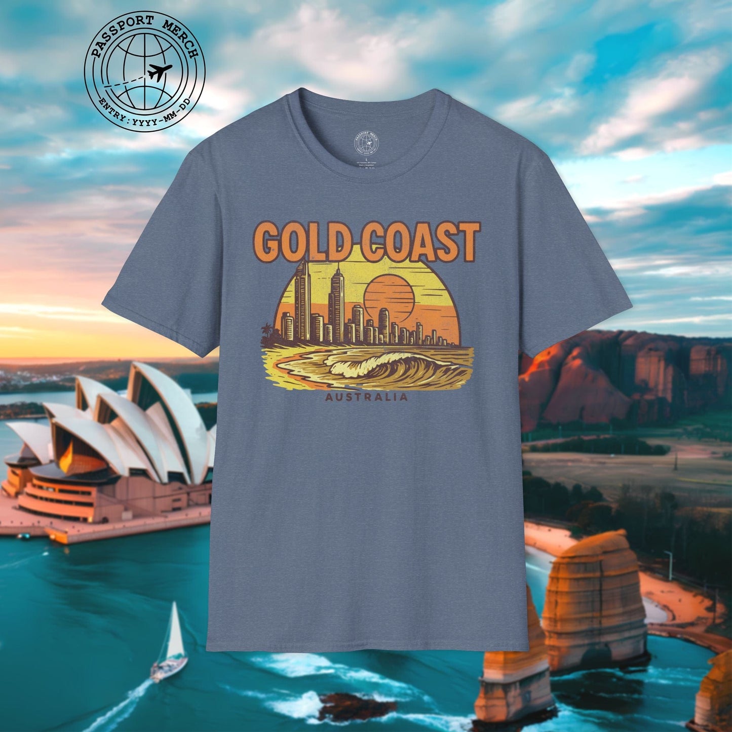Gold Coast, Australia - 80's Vintage T-Shirt