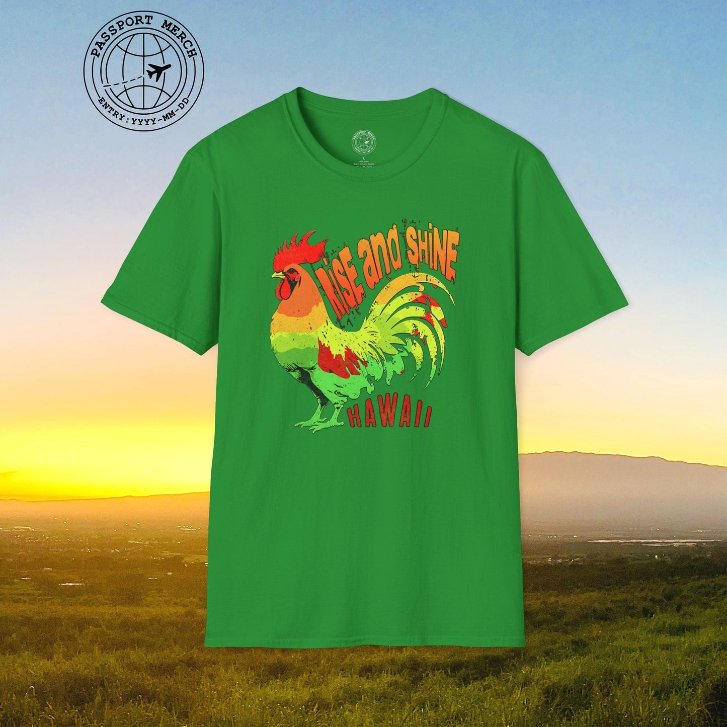 Rise and Shine Rooster, Hawaii T-Shirt