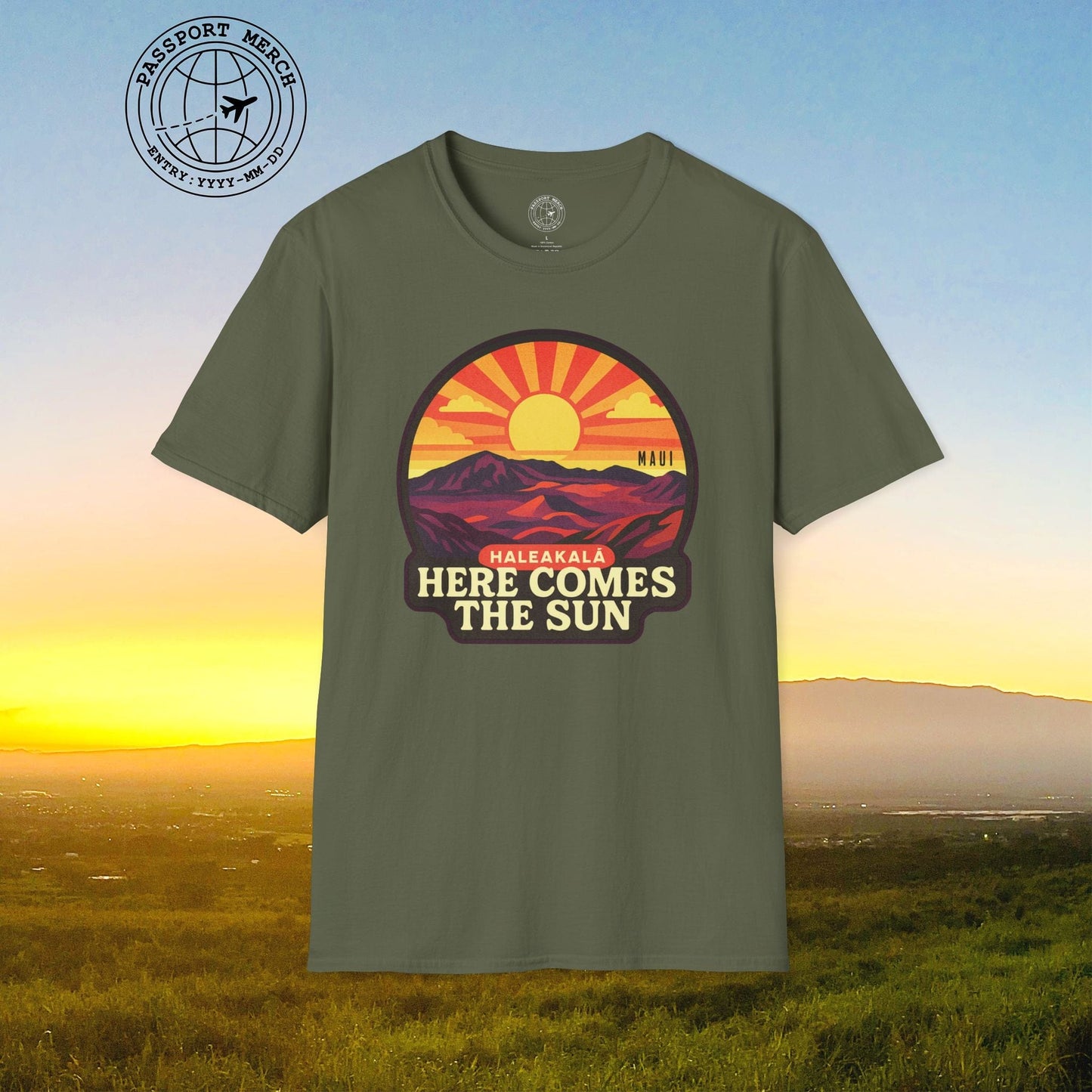 Here Comes the Sun, Haleakala, Maui, Hawaii T-Shirt