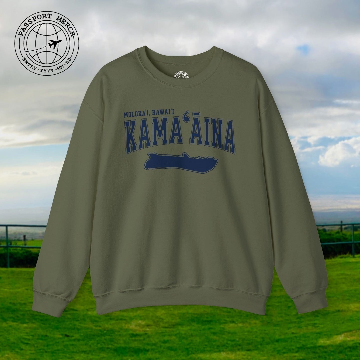 Classic University (Kamaaina Edition), Molokai, Hawaii Crewneck