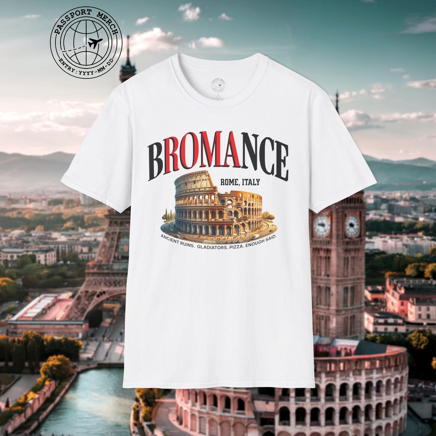 bROMAnce, Rome Italy T-Shirt