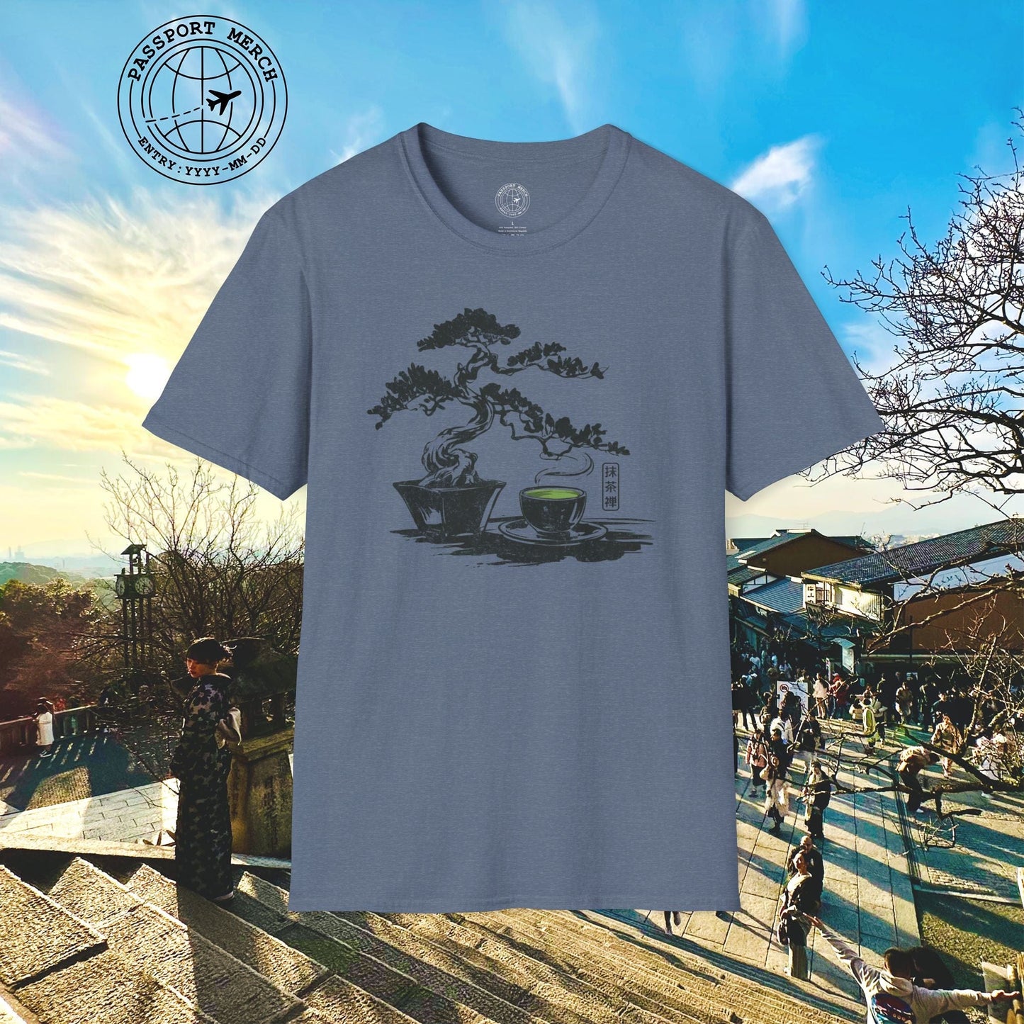 Vintage Matcha Zen, Japan T-Shirt