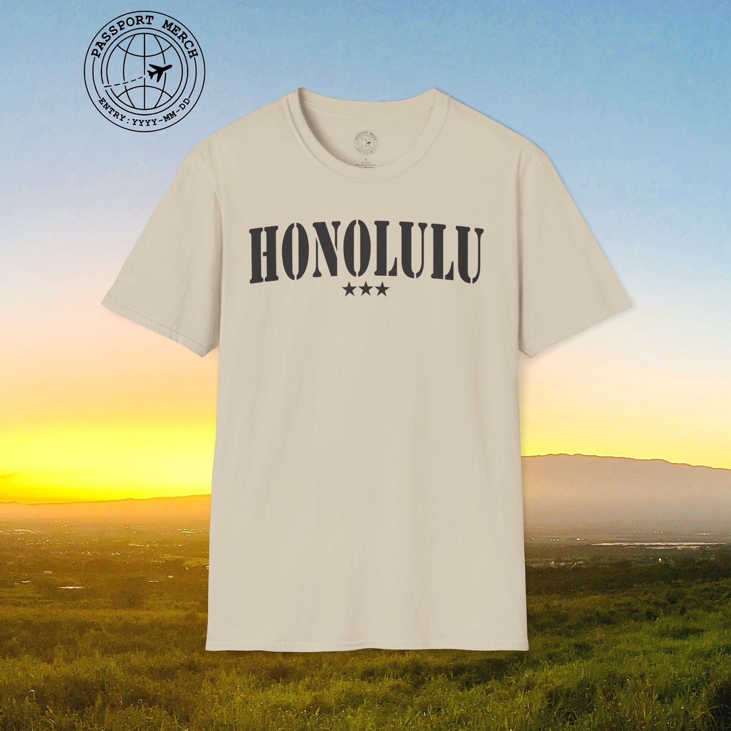 Classic Military, Honolulu, Hawaii T-Shirt