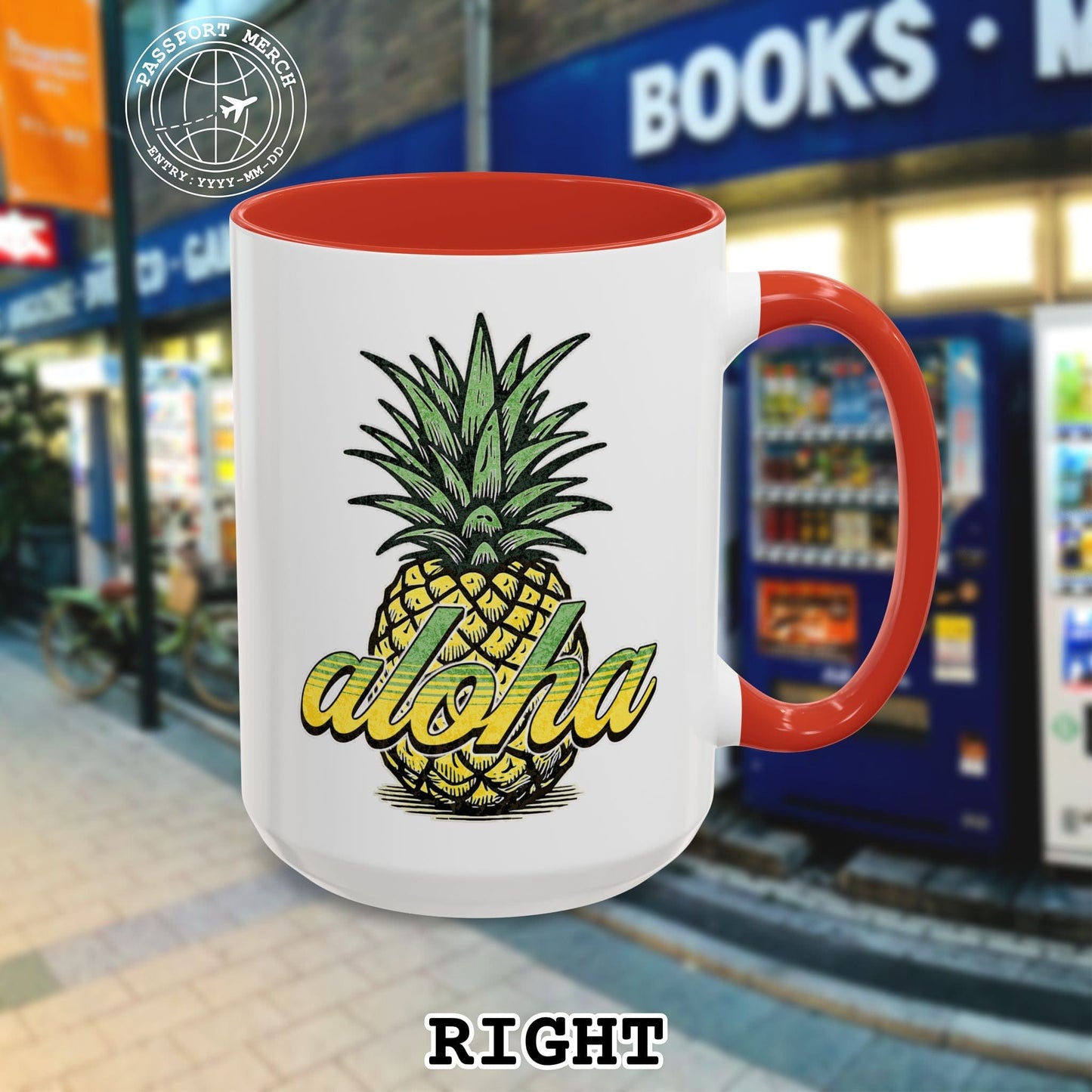 Maui Pineapple Aloha Hawaii 15oz Mug