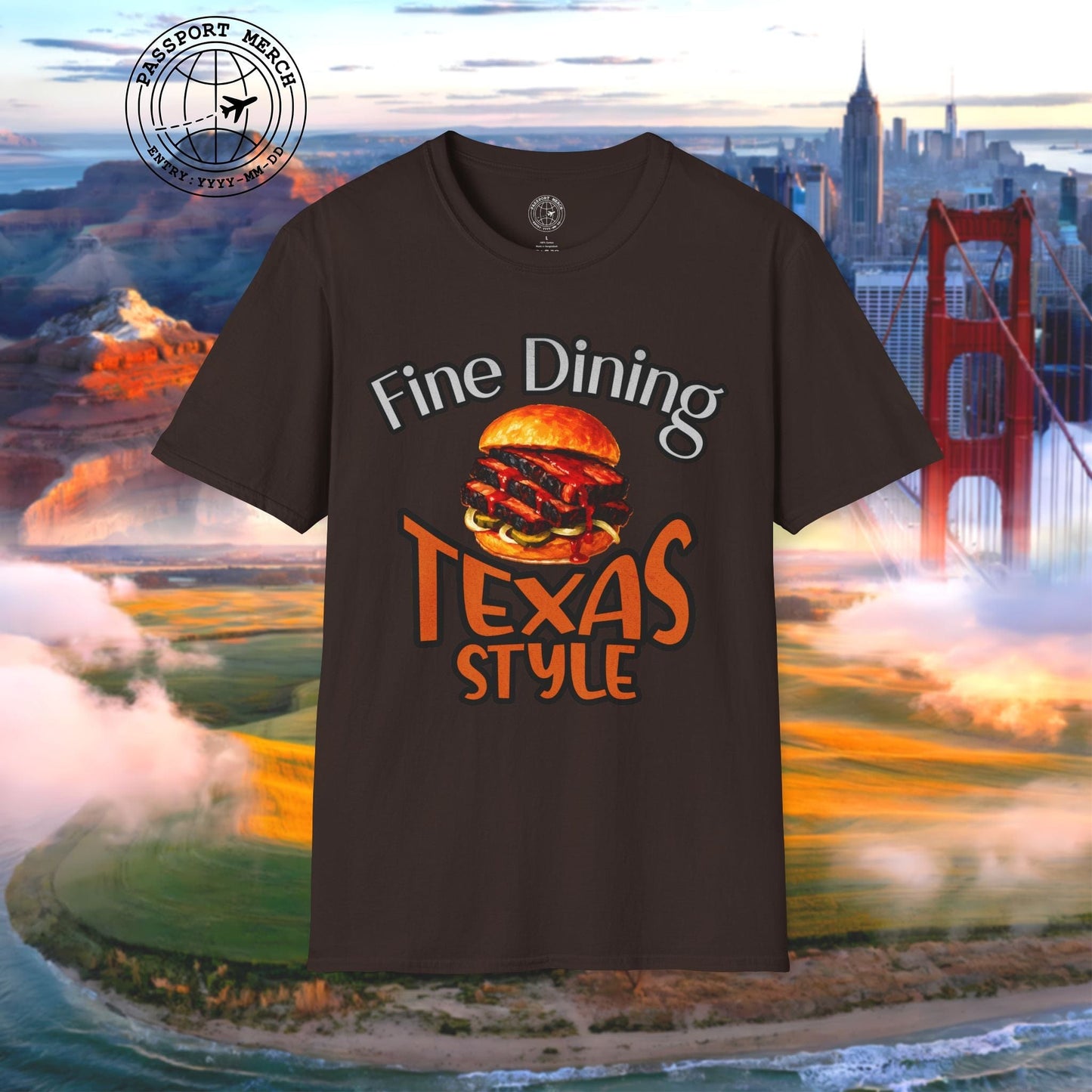 BBQ Brisket Fine Dining Texas Style T-Shirt