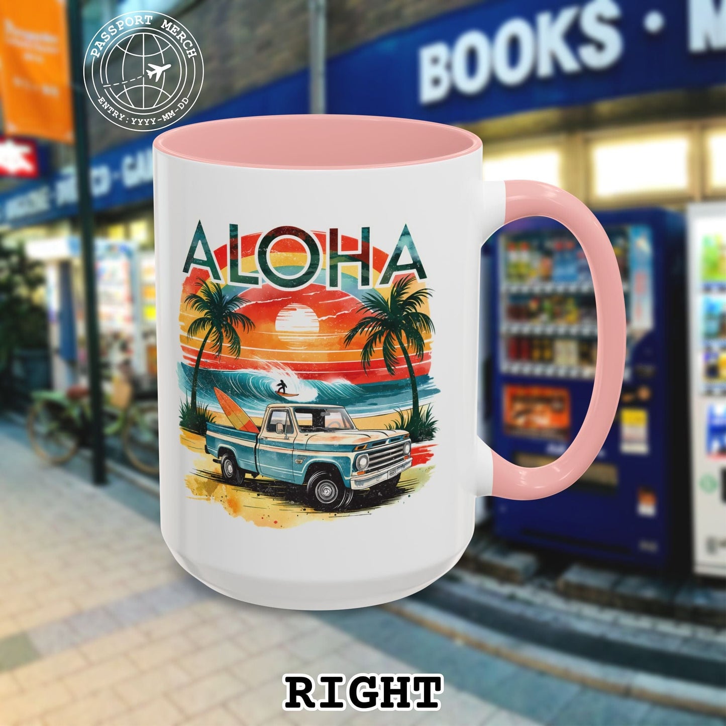 Retro Truck Hawaii Aloha 15oz Mug