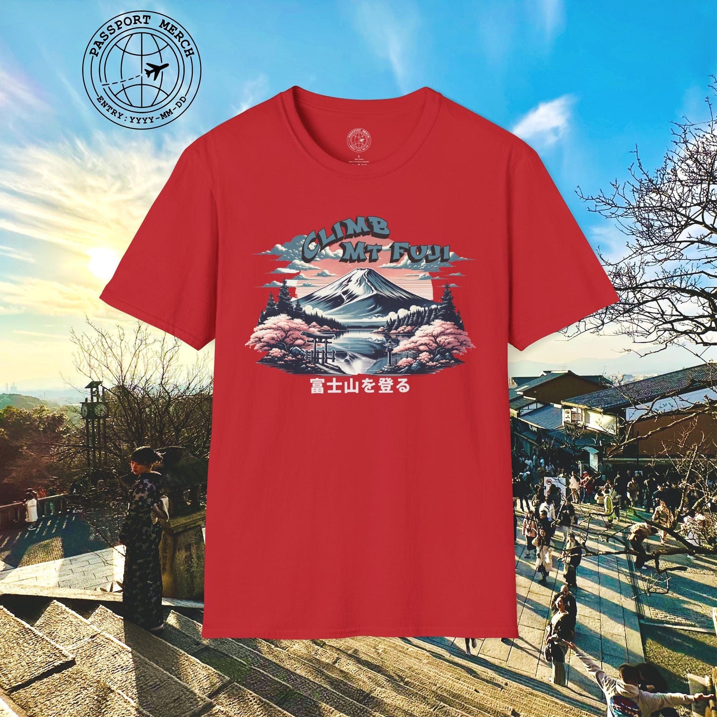 Climb Mount Fuji Japan T-Shirt