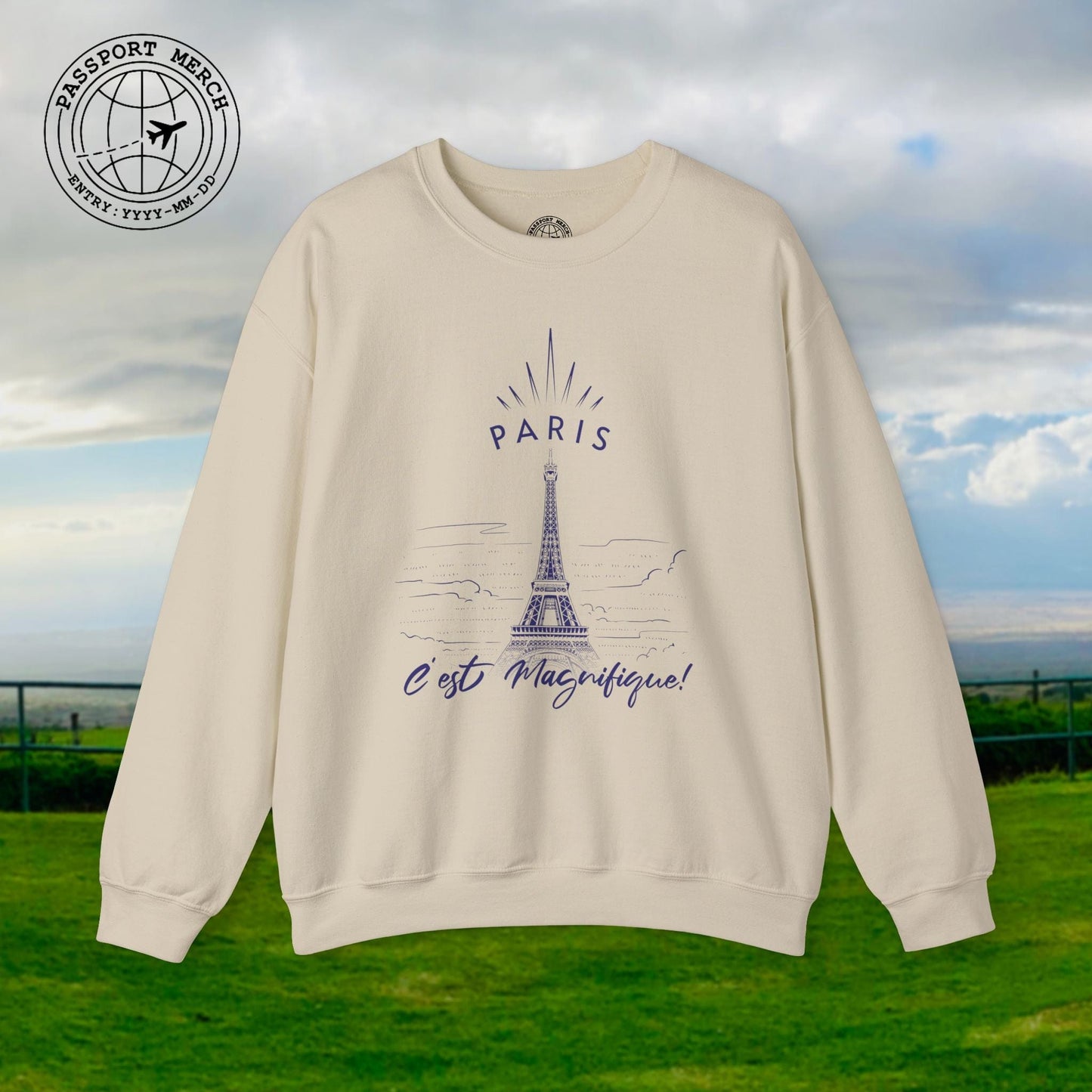 Paris C'est Magnifique France Crewneck