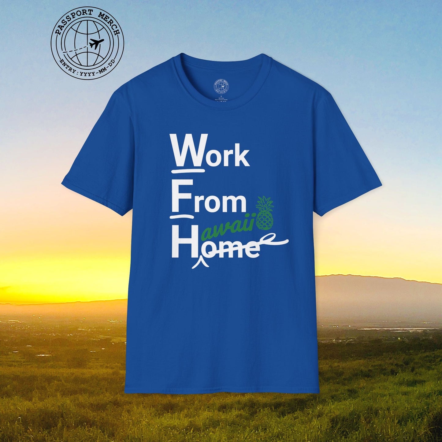 WFH, Work From Hawaii T-Shirt