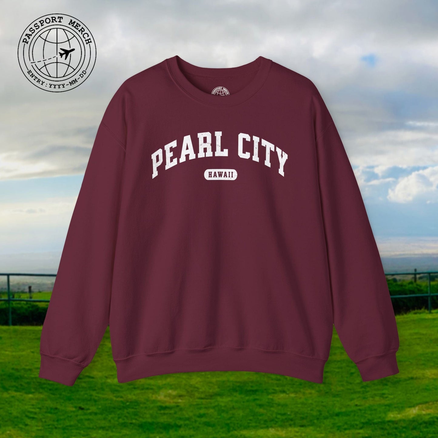 Classic Athletic, Pearl City, Hawaii (Fan Service) Crewneck