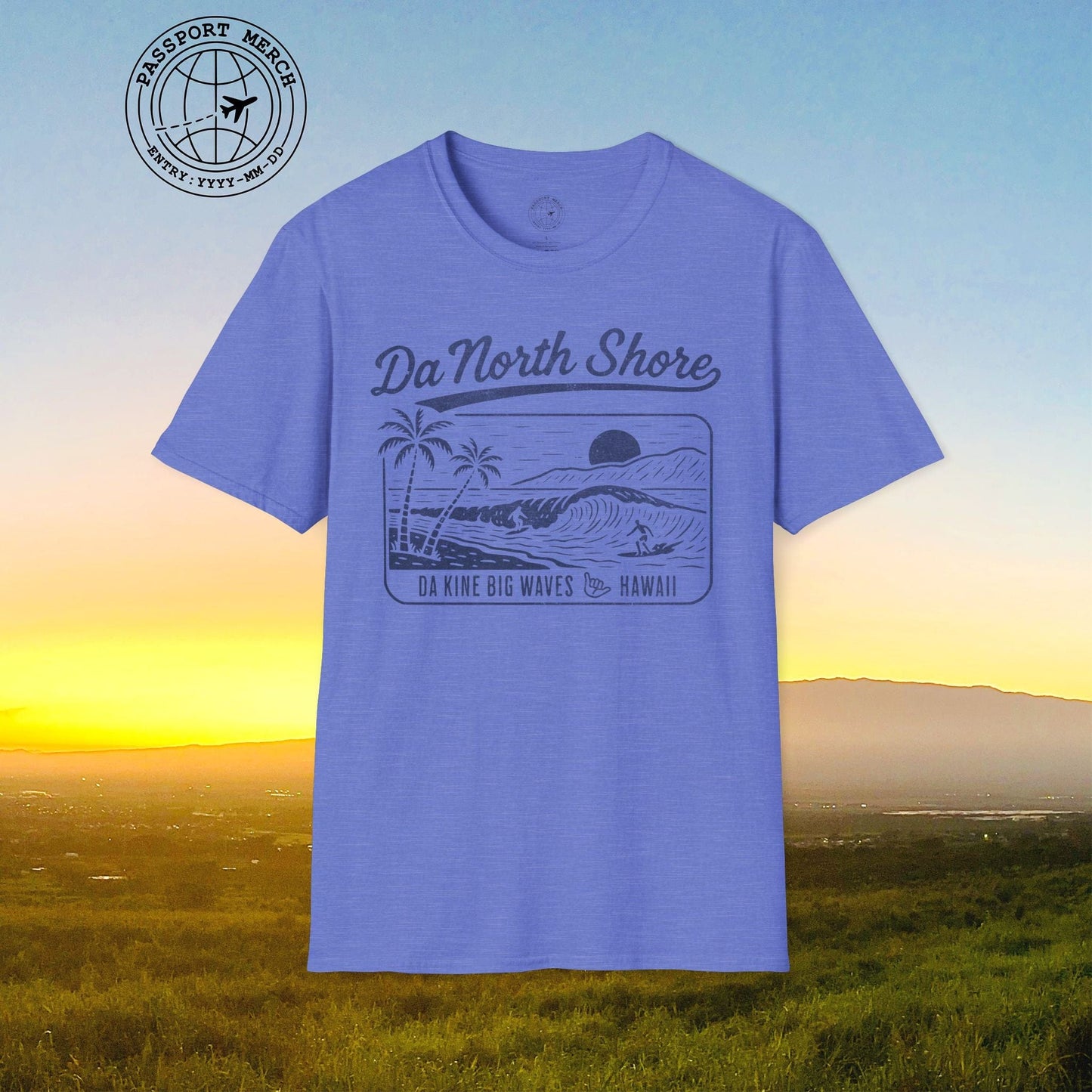 Da North Shore - Da Kine Big Waves, Hawaii T-Shirt